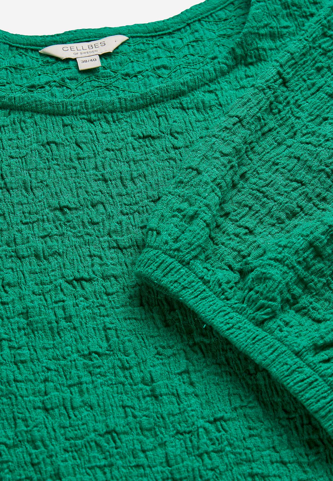 Jerseytopp med struktur