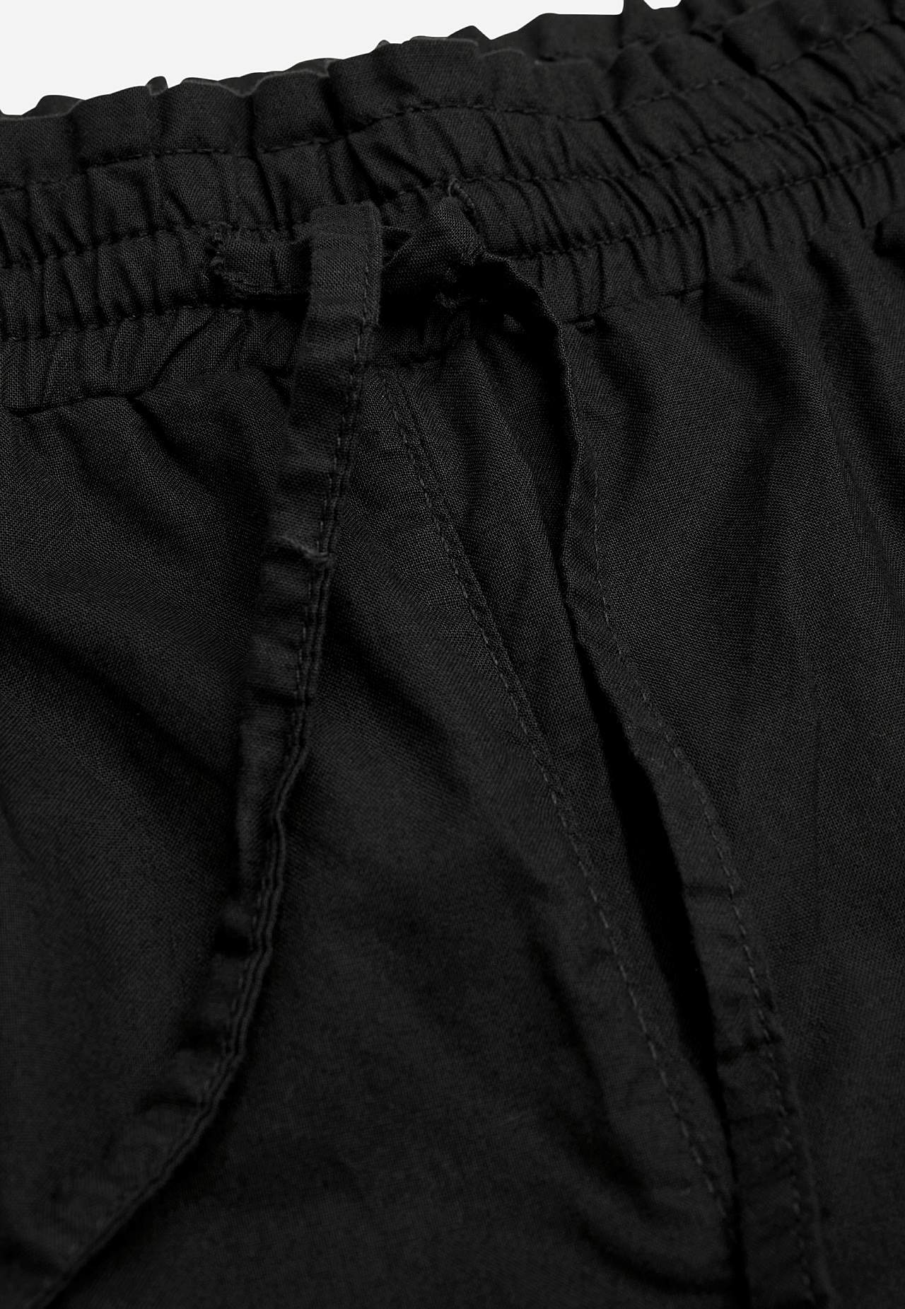 Shorts i vasket bomull