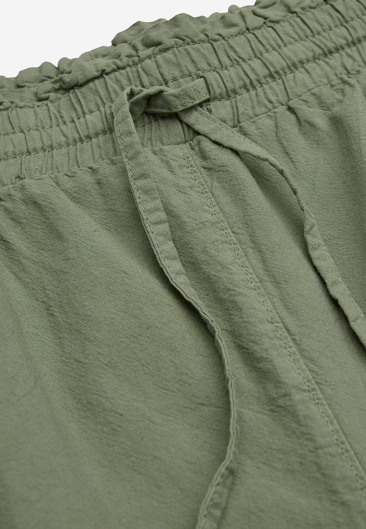 Shorts i vasket bomull