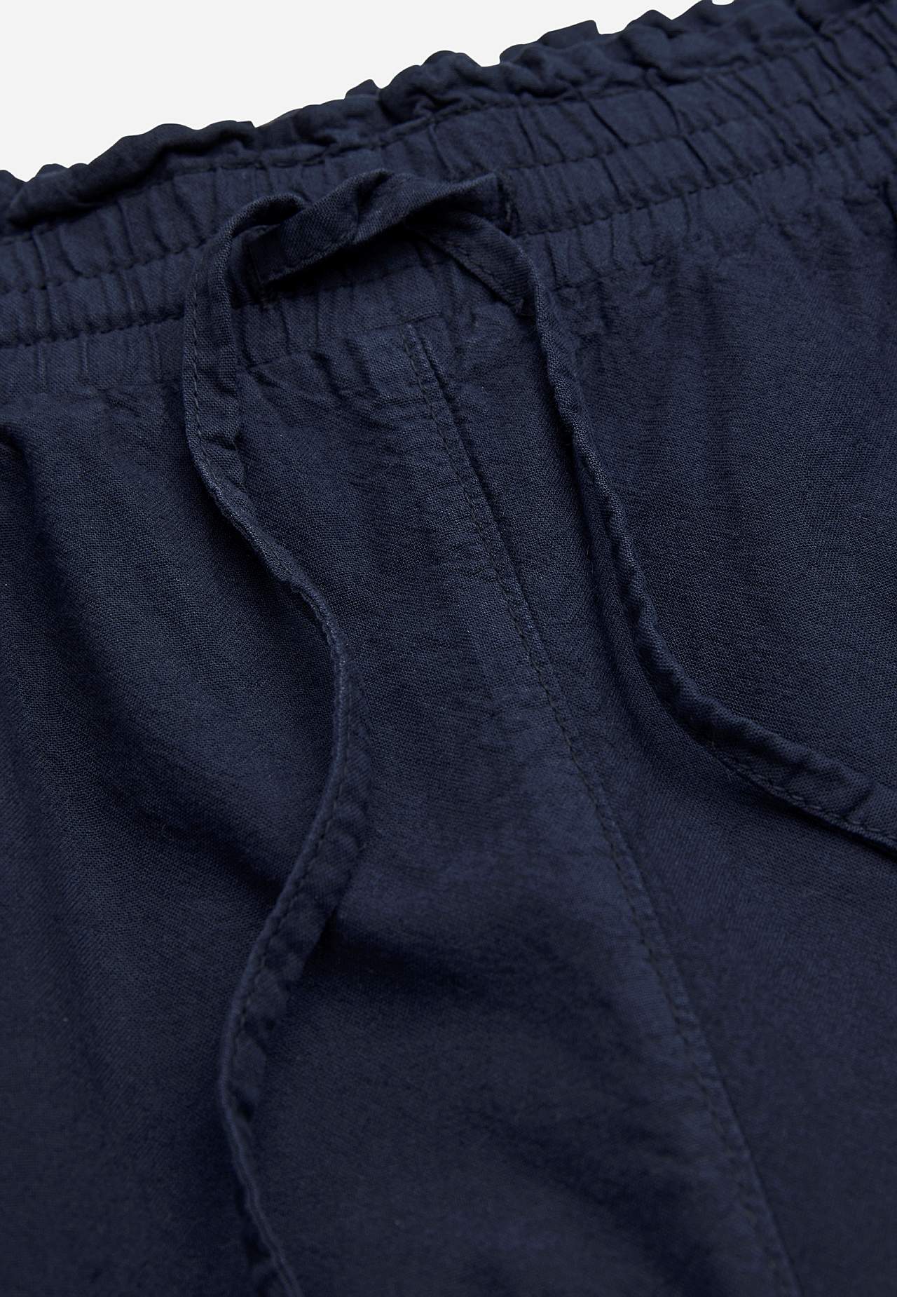 Shorts i vasket bomull