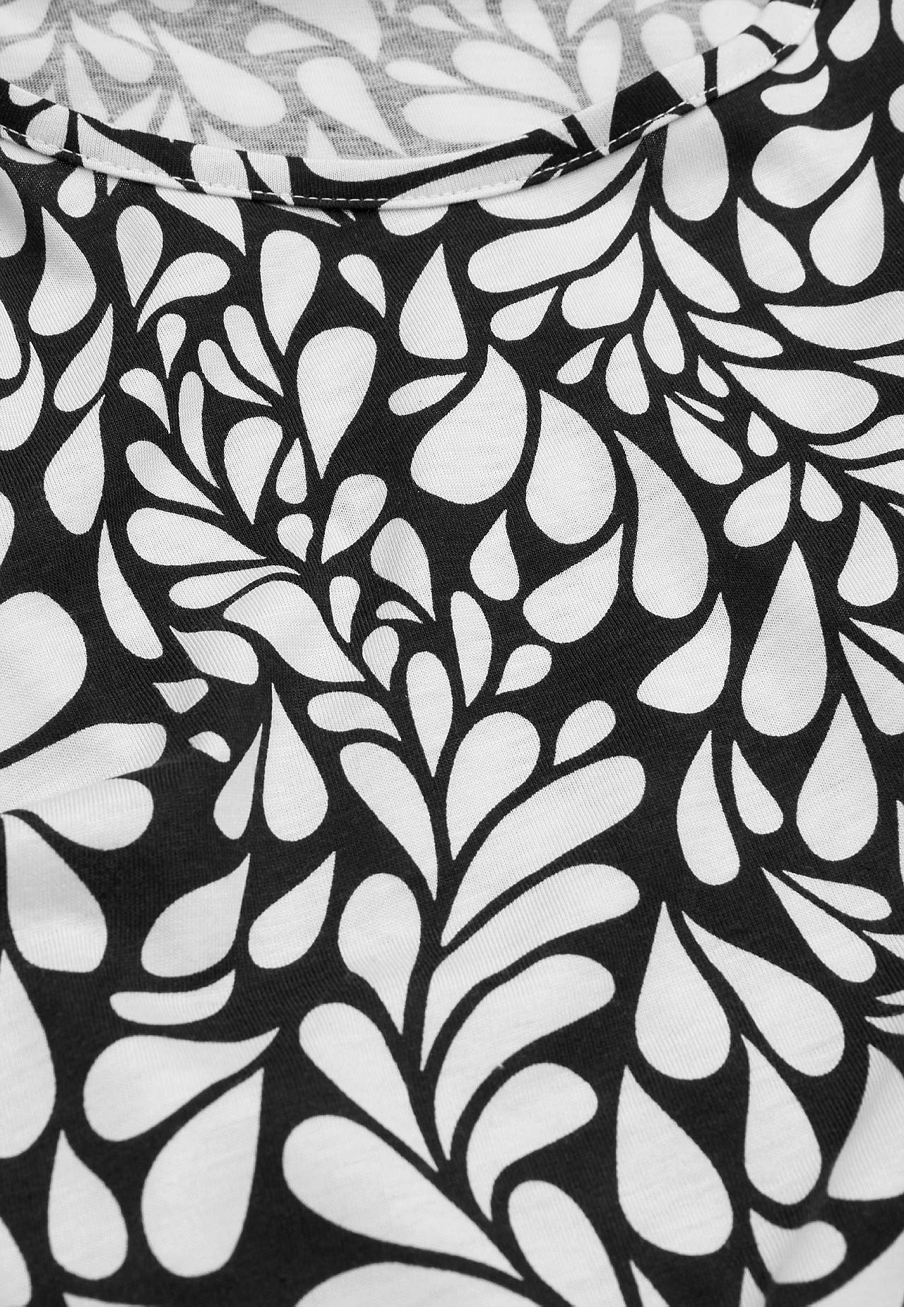 Jersey-kjole med volang