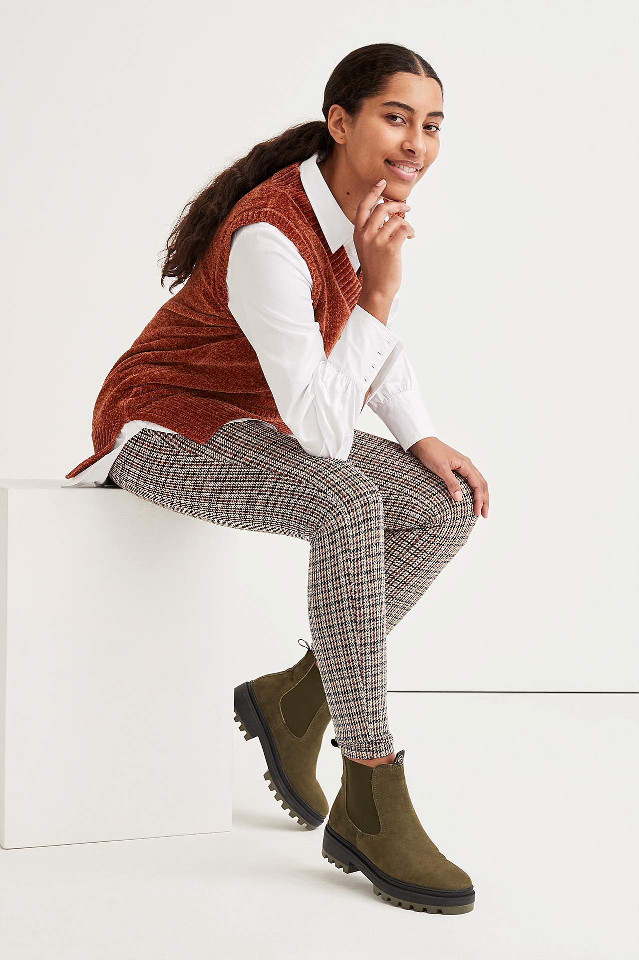 Myk vest i chenille