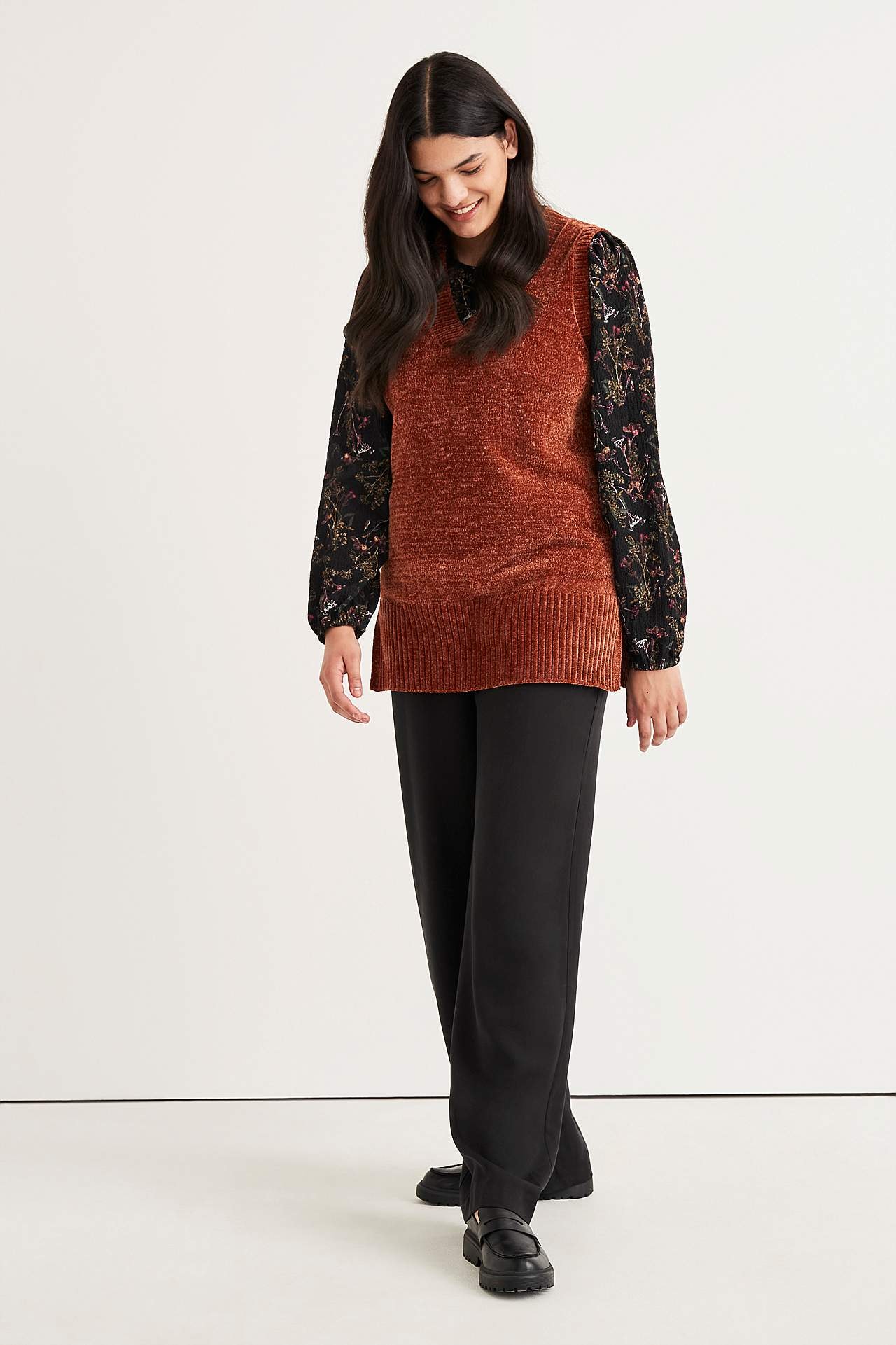 Myk vest i chenille