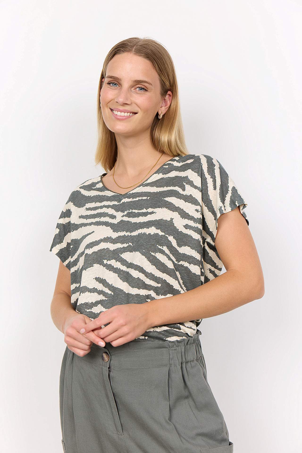 Myk topp i lin og Tencel® Lenise