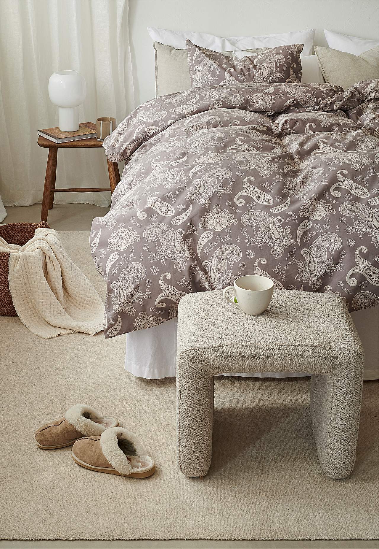 Dynetrekksett med et paisleymønster 150x210 cm Tilly