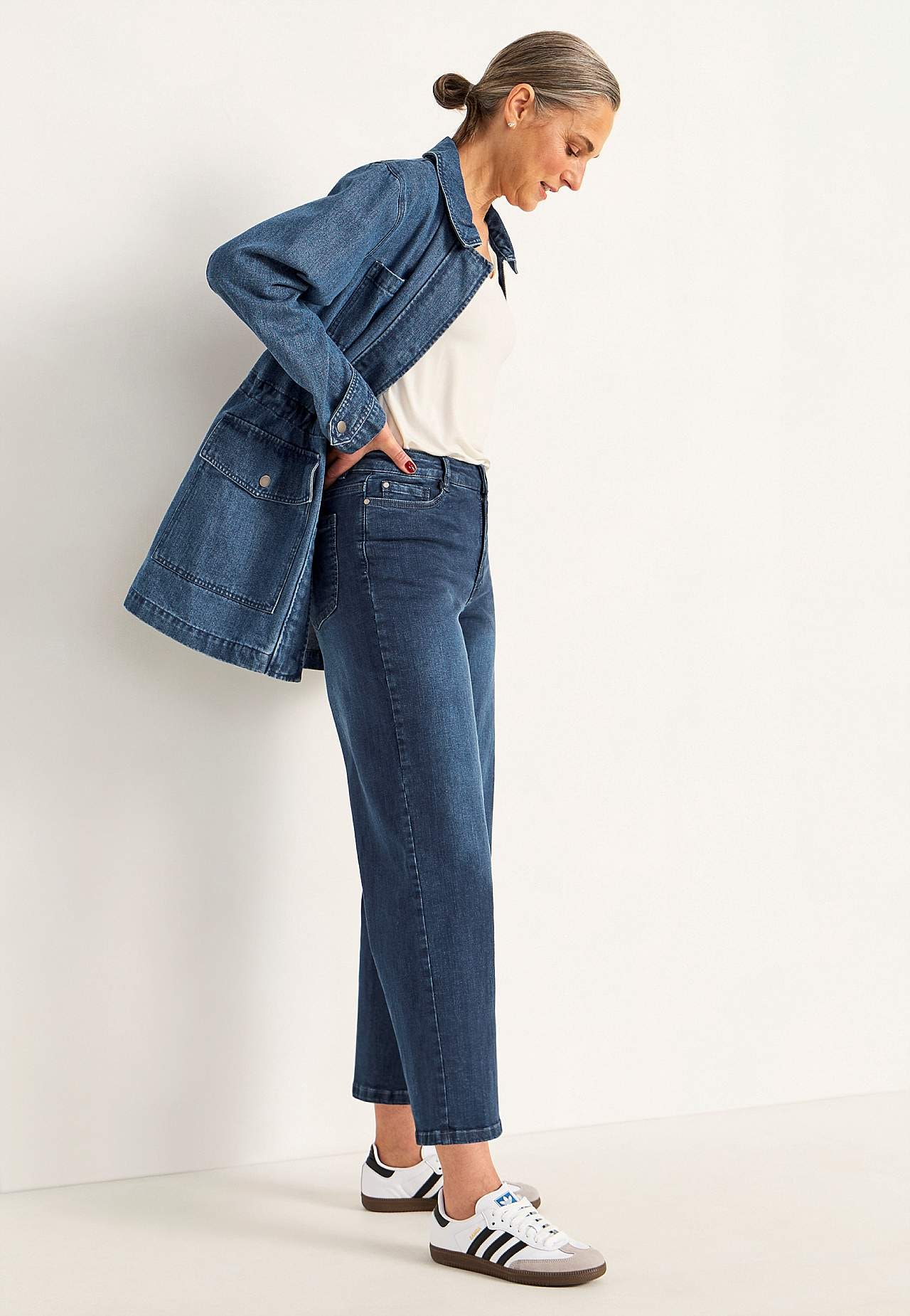 Stretchy ankeljeans