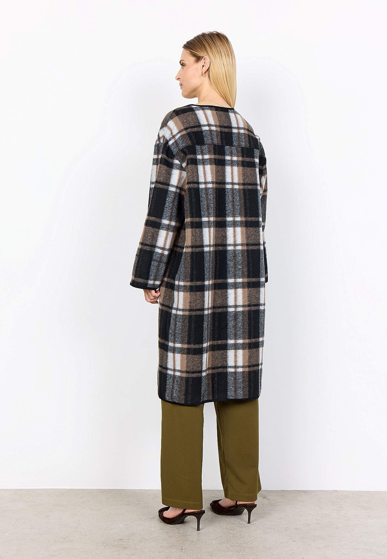 Filtet, rutete jakke