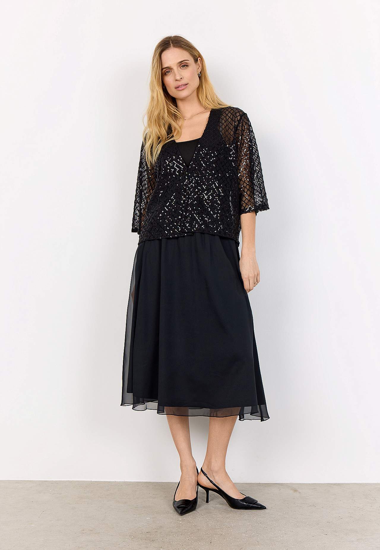 Elegant innendørsjakke med paljetttter