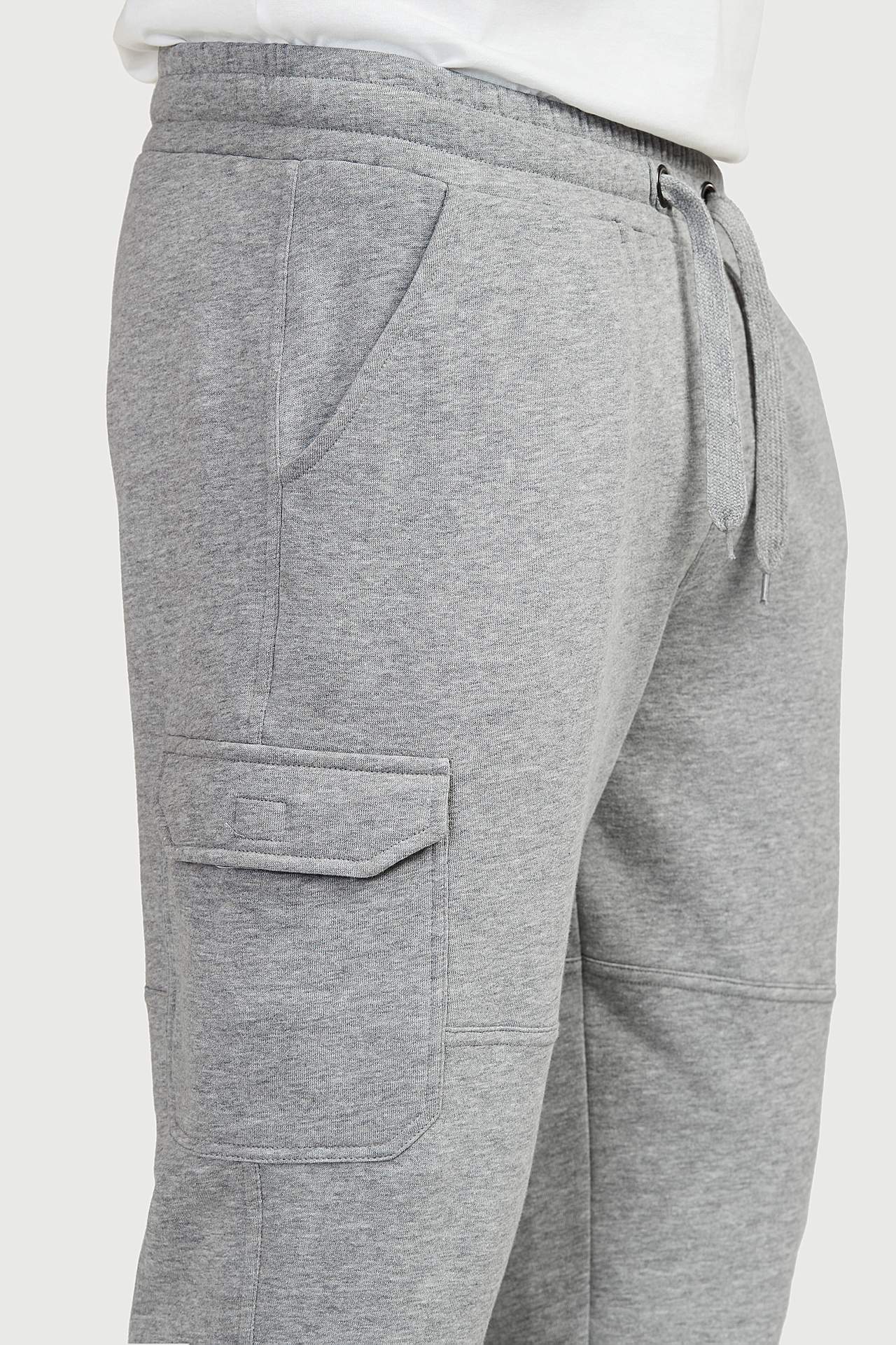 Lang sweatshirt-shorts med cargolommer Smarty