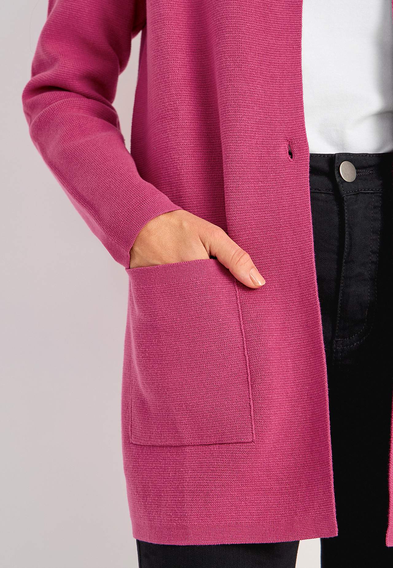 Cardigan i bomull