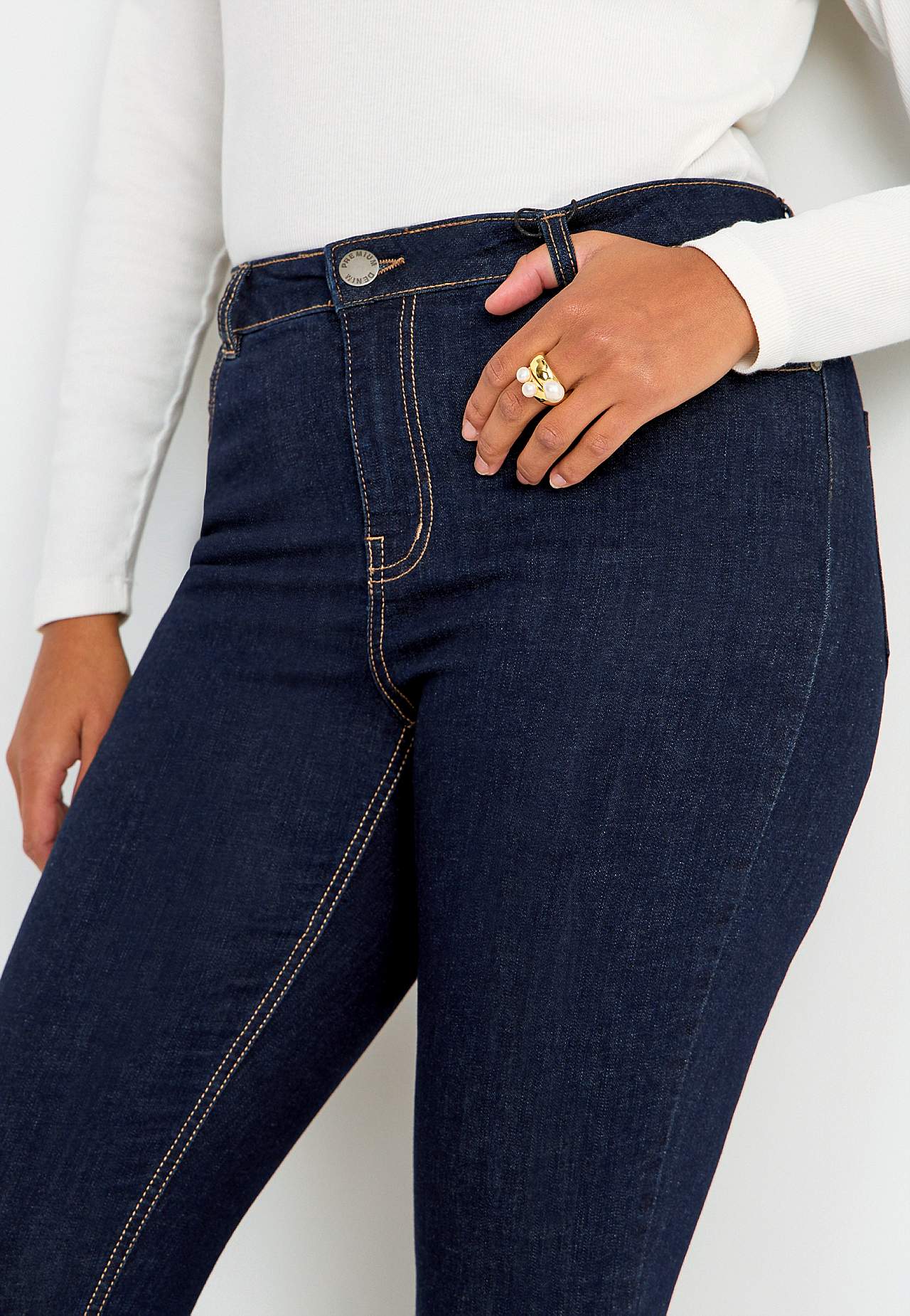 Jeans i superstretch denim