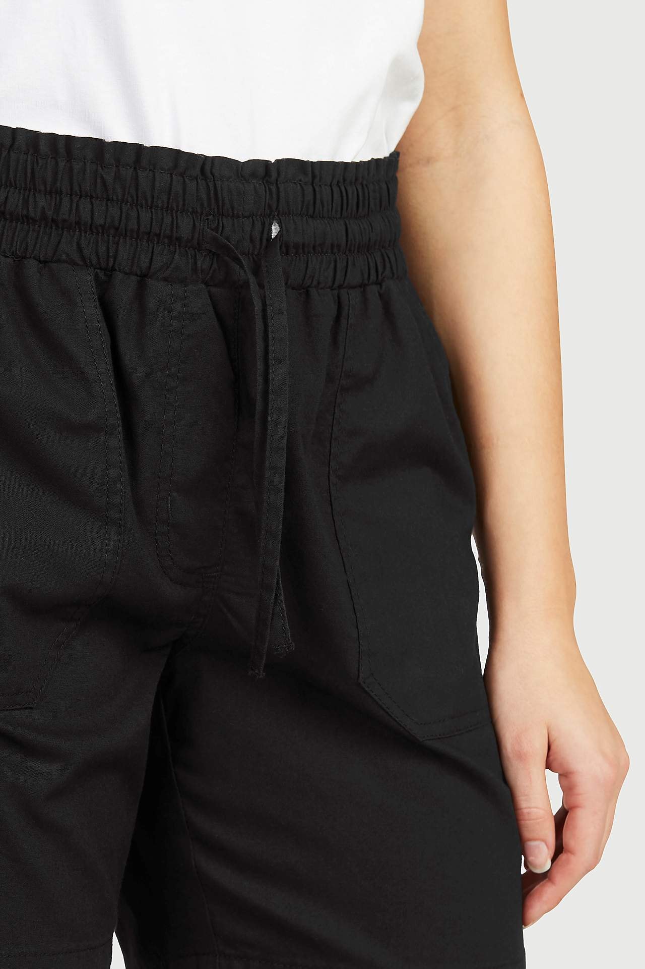 Shorts i vasket bomull Jade
