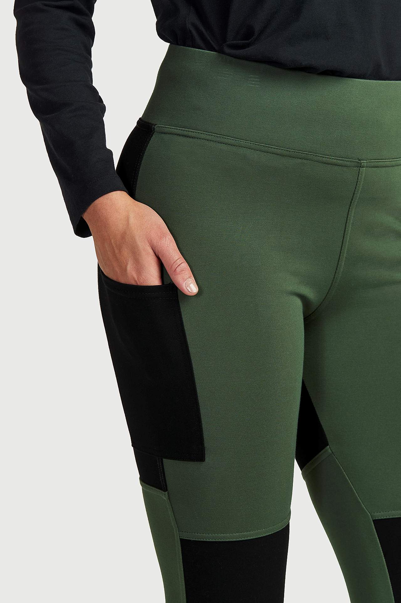 Leggings med sidelommer