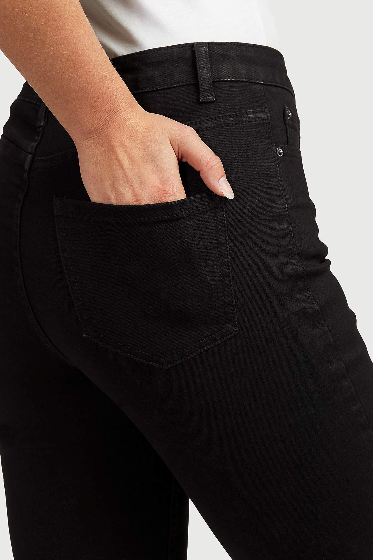 Rette jeans i organisk bomull Nissan