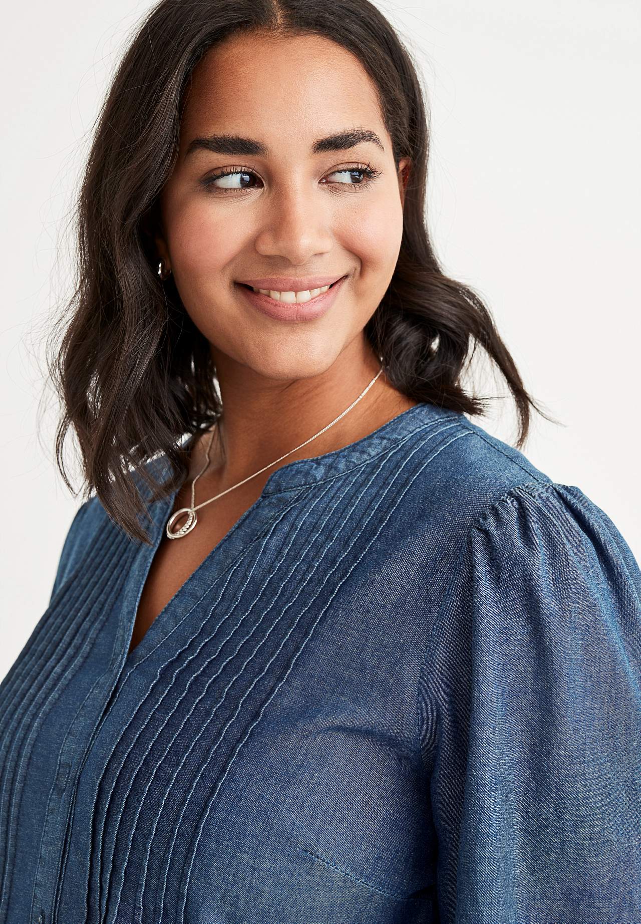 Tunika i denim Eivor