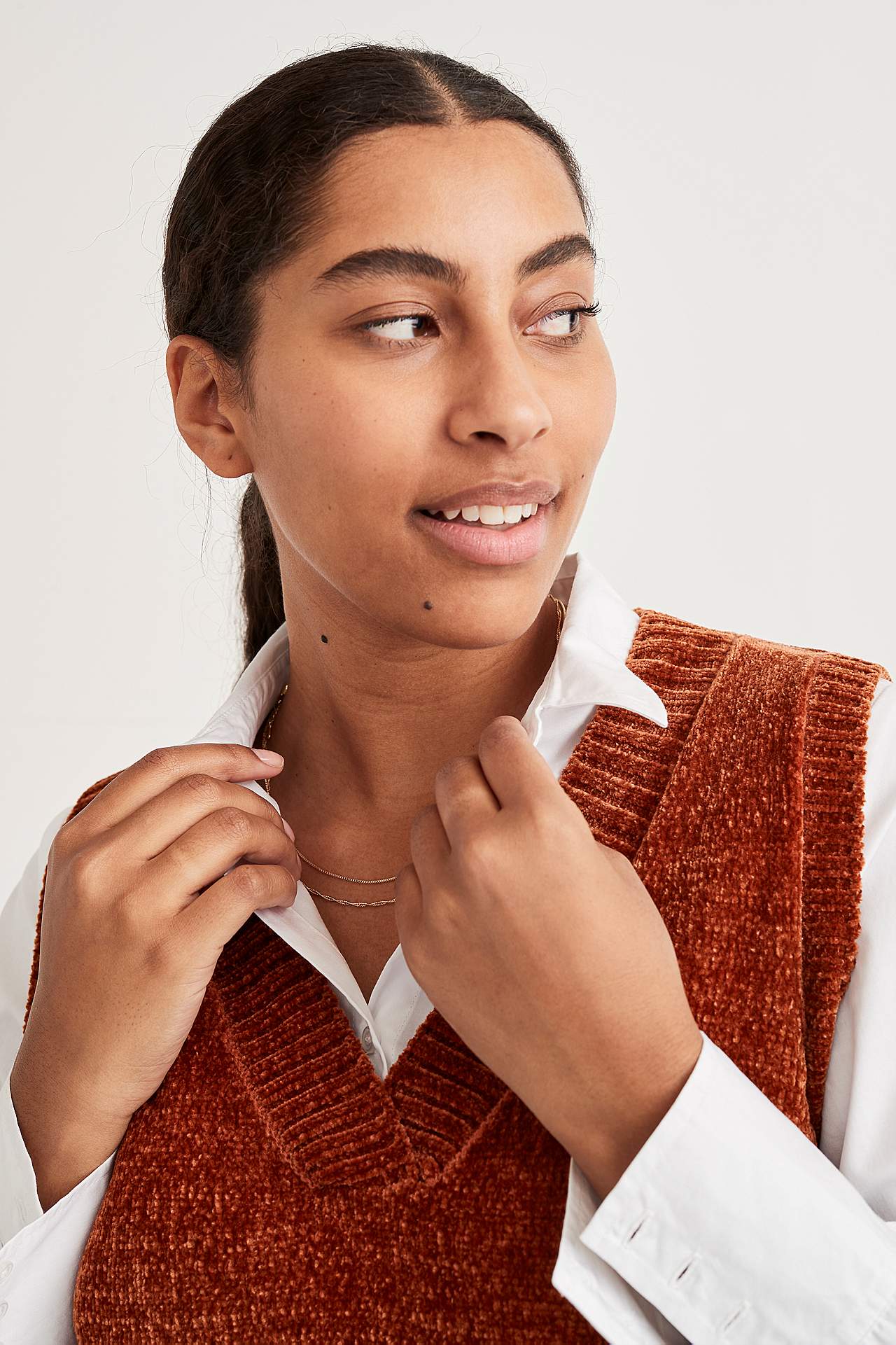 Myk vest i chenille