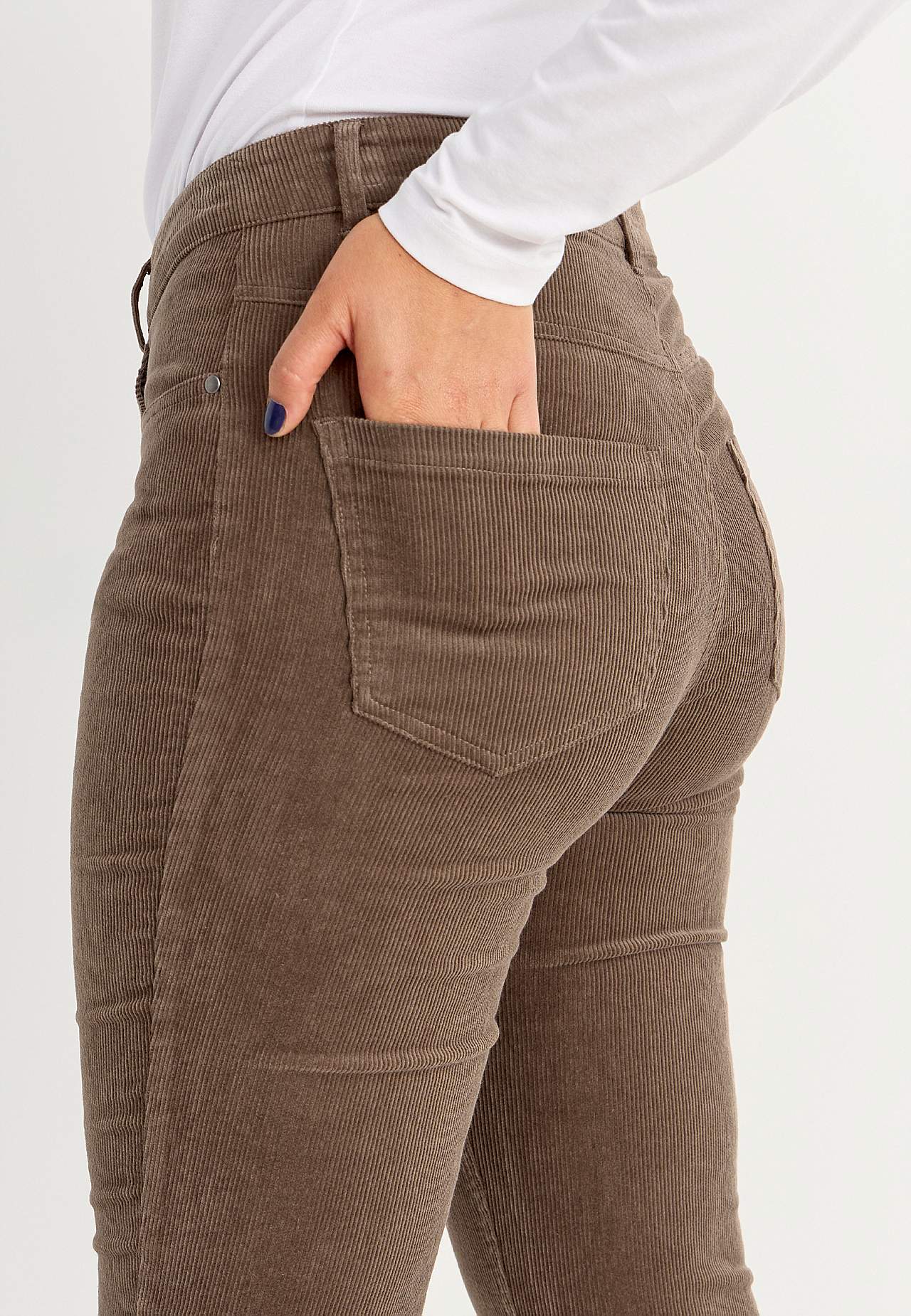Stretchy kordfløyelsbukse