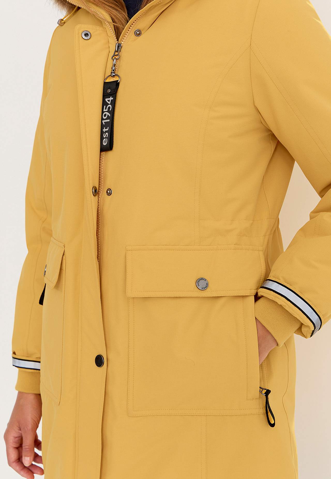 Varm-foret parkas Ice