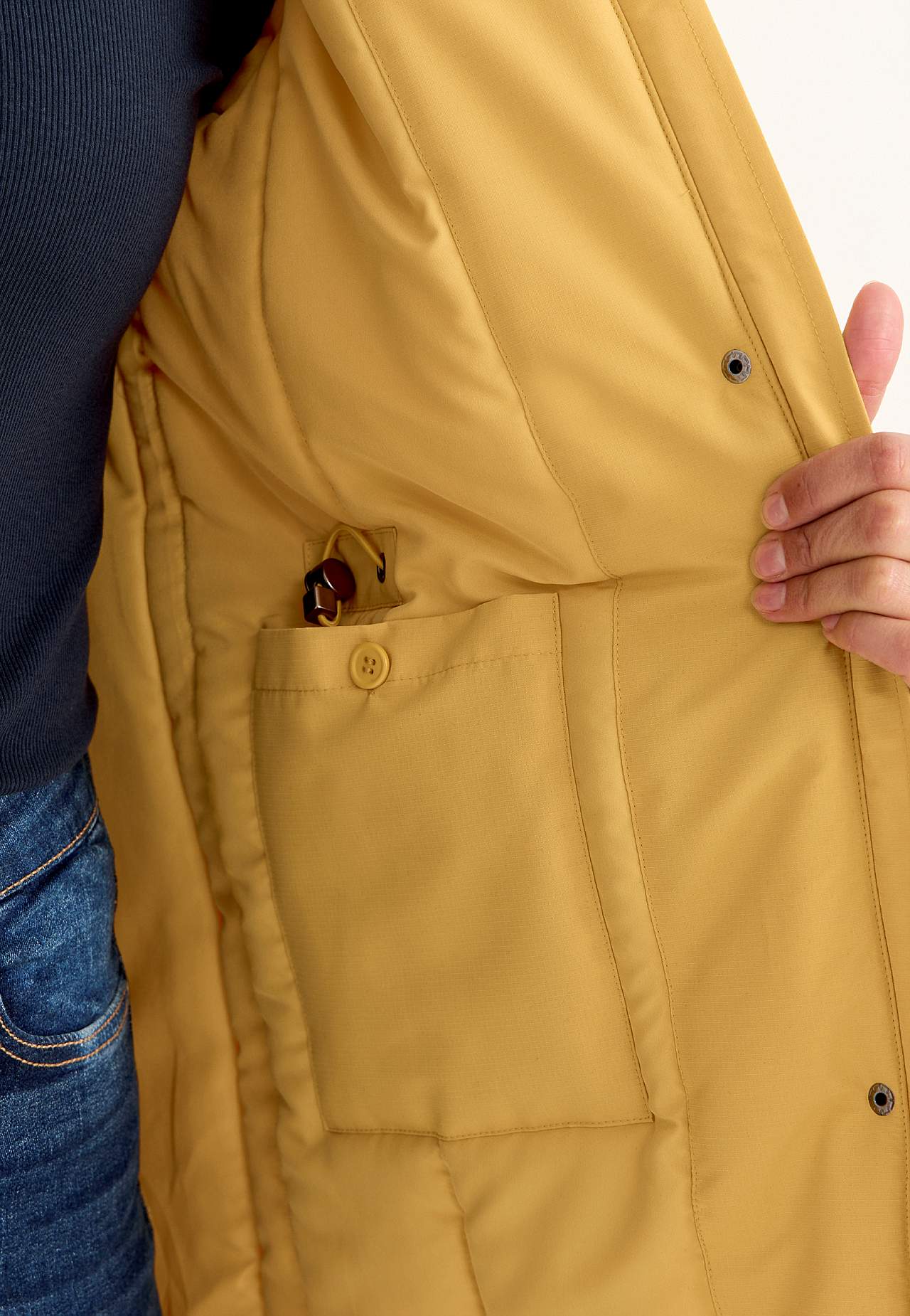 Varm-foret parkas Ice
