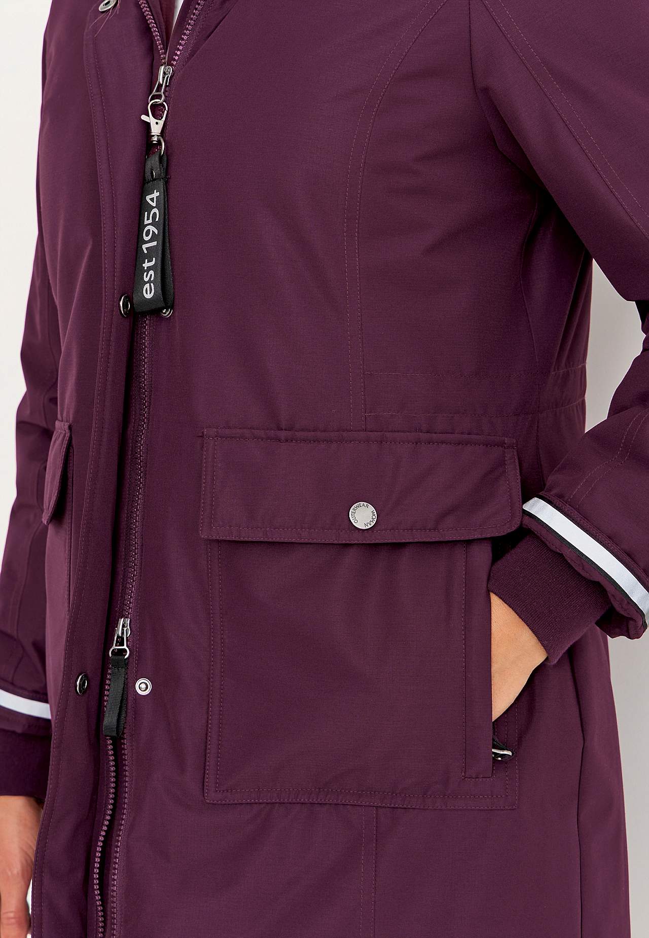 Varm-foret parkas Ice