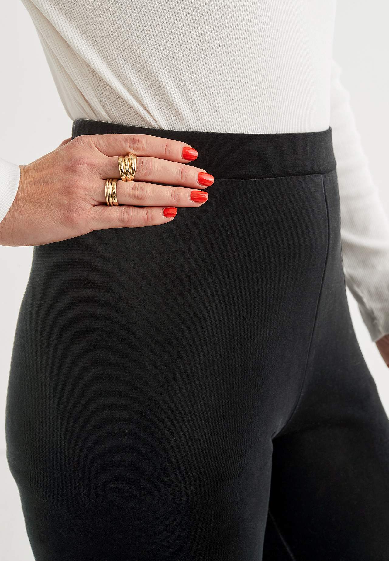 Leggings i fløyel