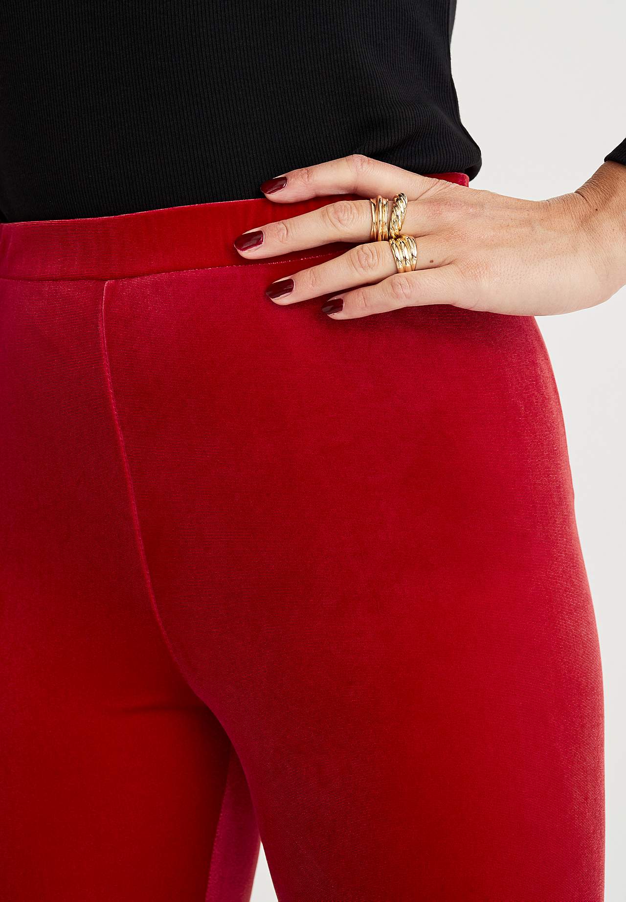 Leggings i fløyel