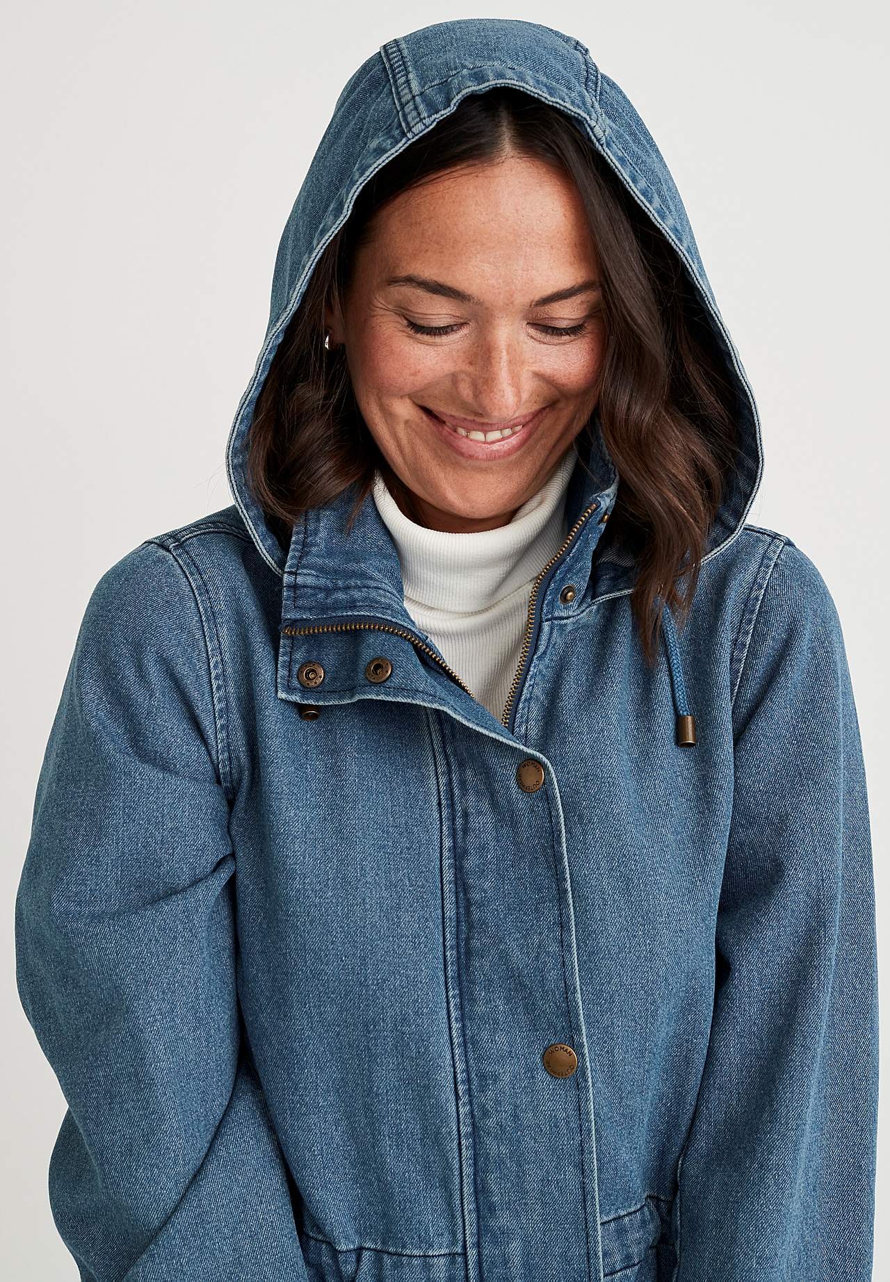 Parkas i denim Jane