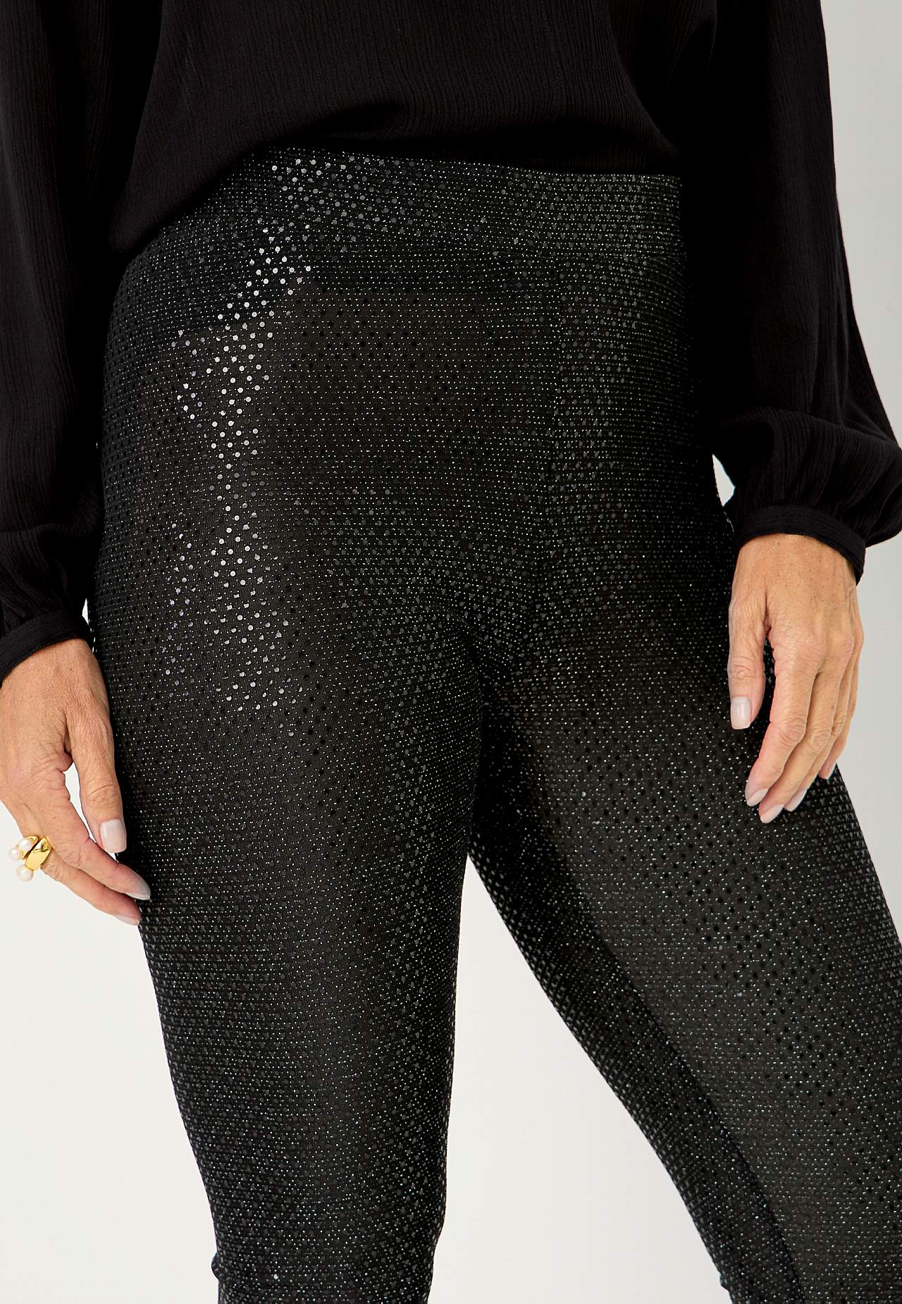 Leggings med paljetter