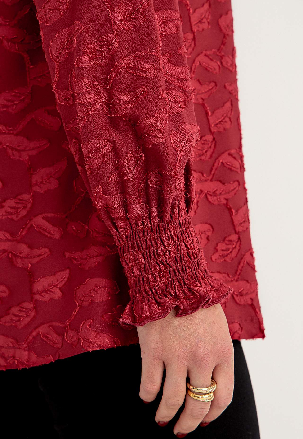 Jacquard-mønster jerseytunika