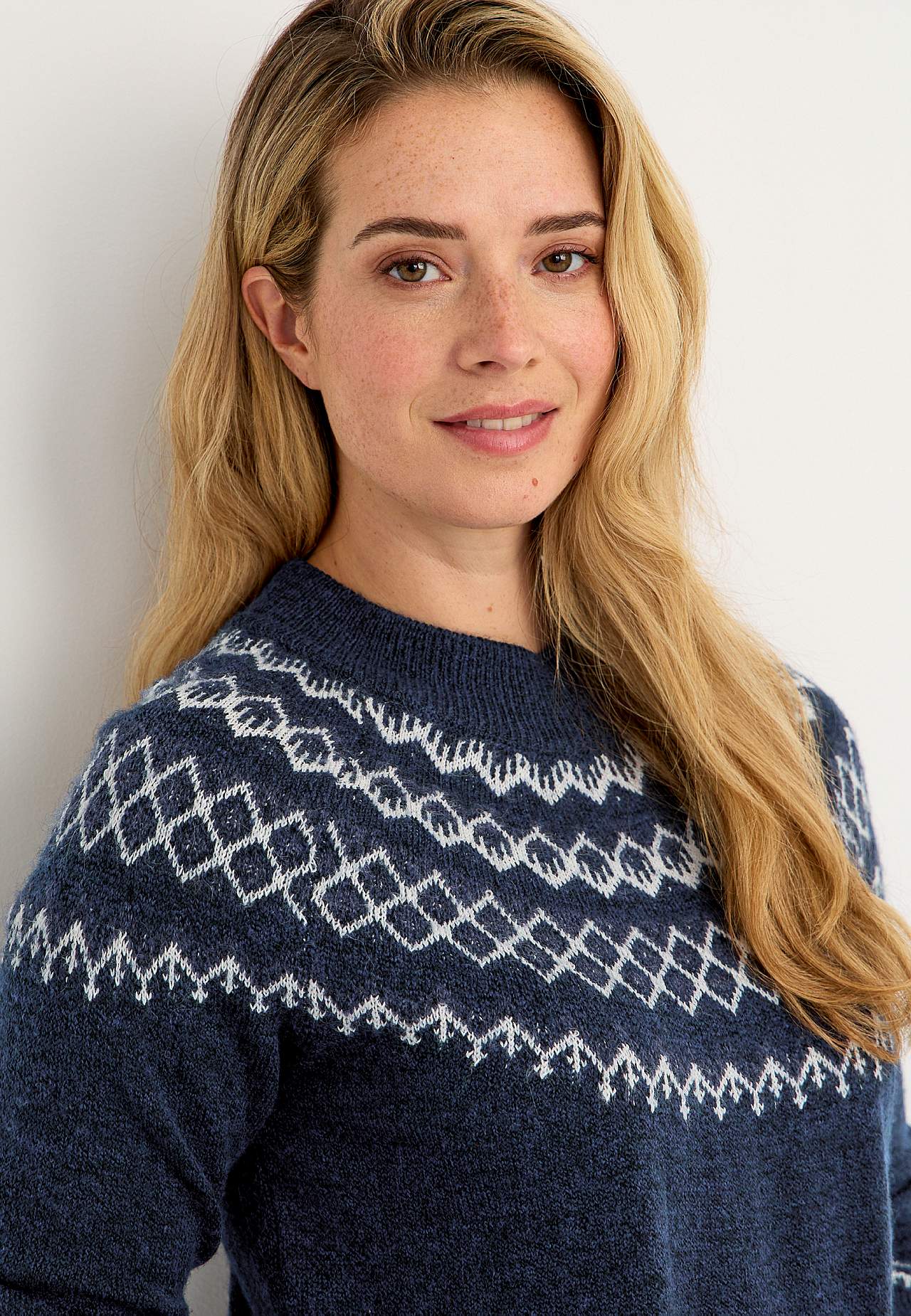 Jacquard-mønster genser Jacqueline