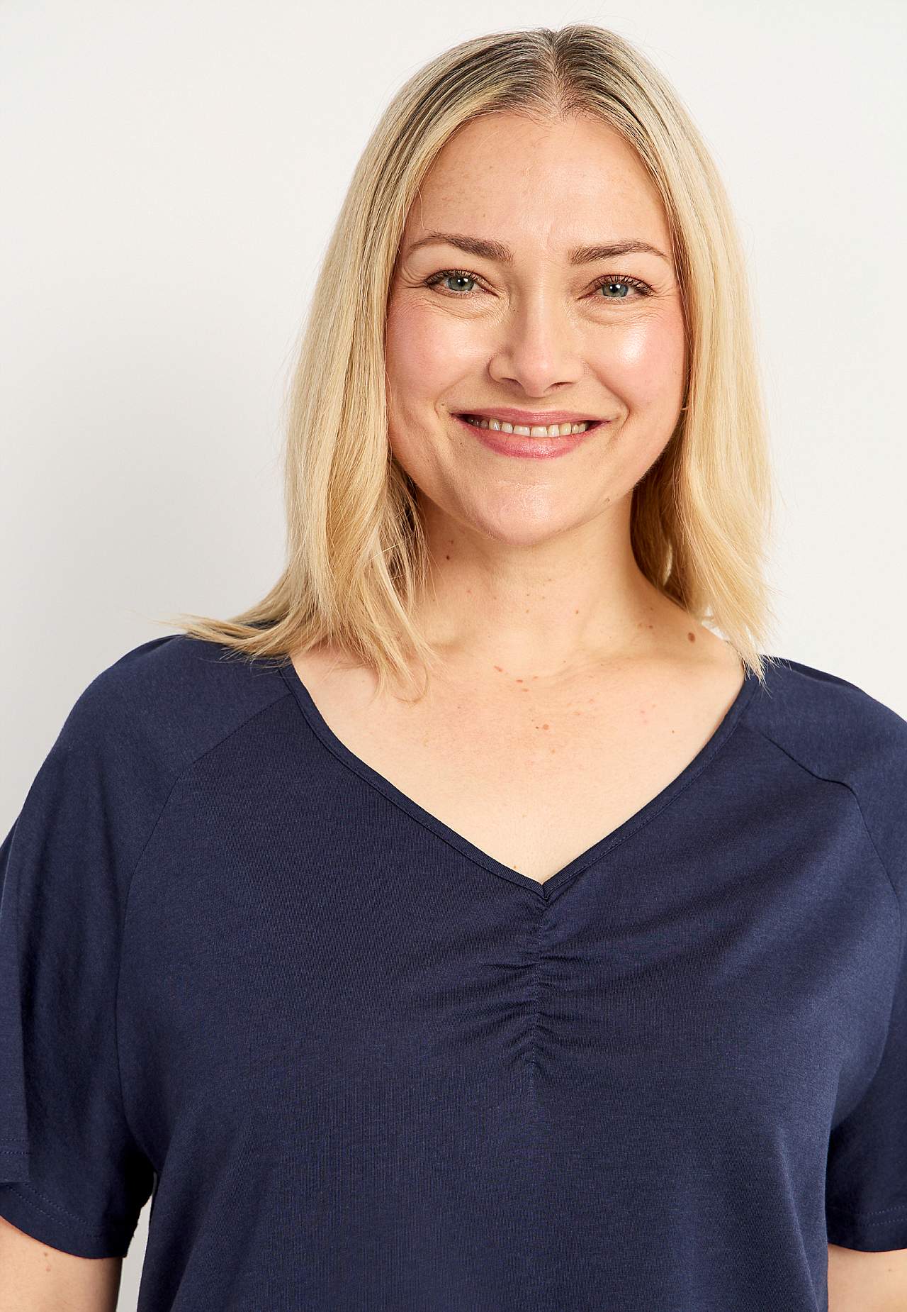Jerseytunika med korte ermer
