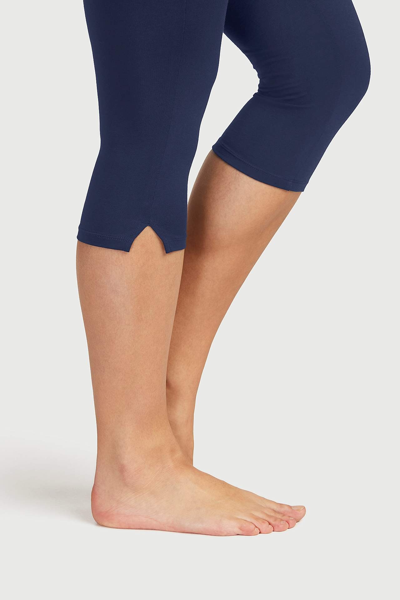 Caprileggings med sidesplitter