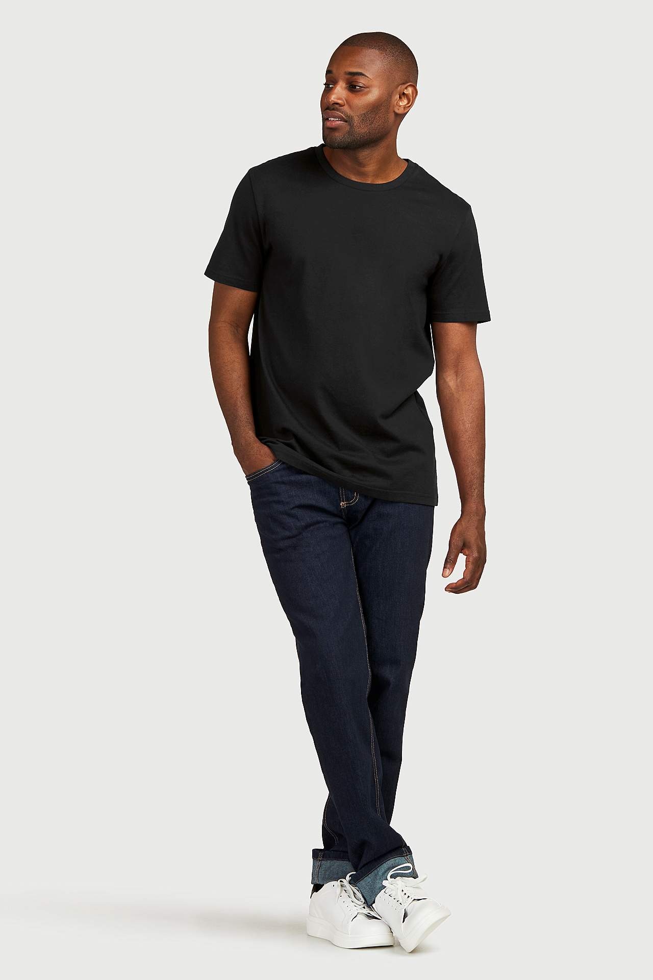 Rette jeans med stretch