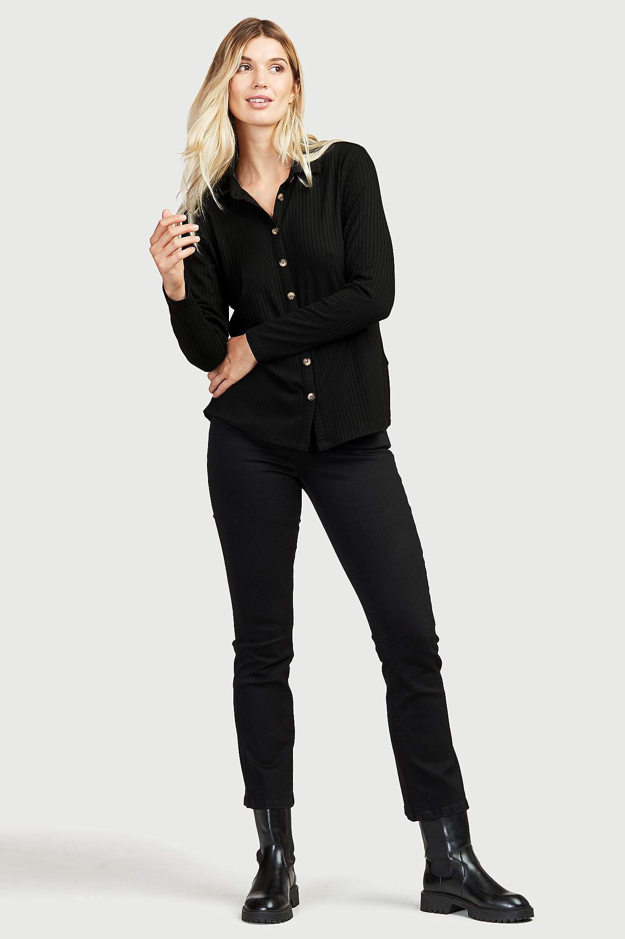 Rette jeans i organisk bomull