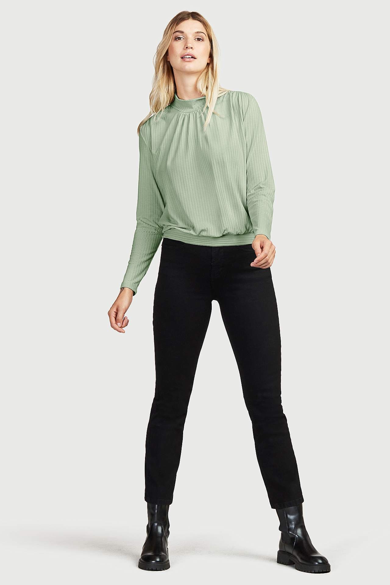 Rette jeans i organisk bomull