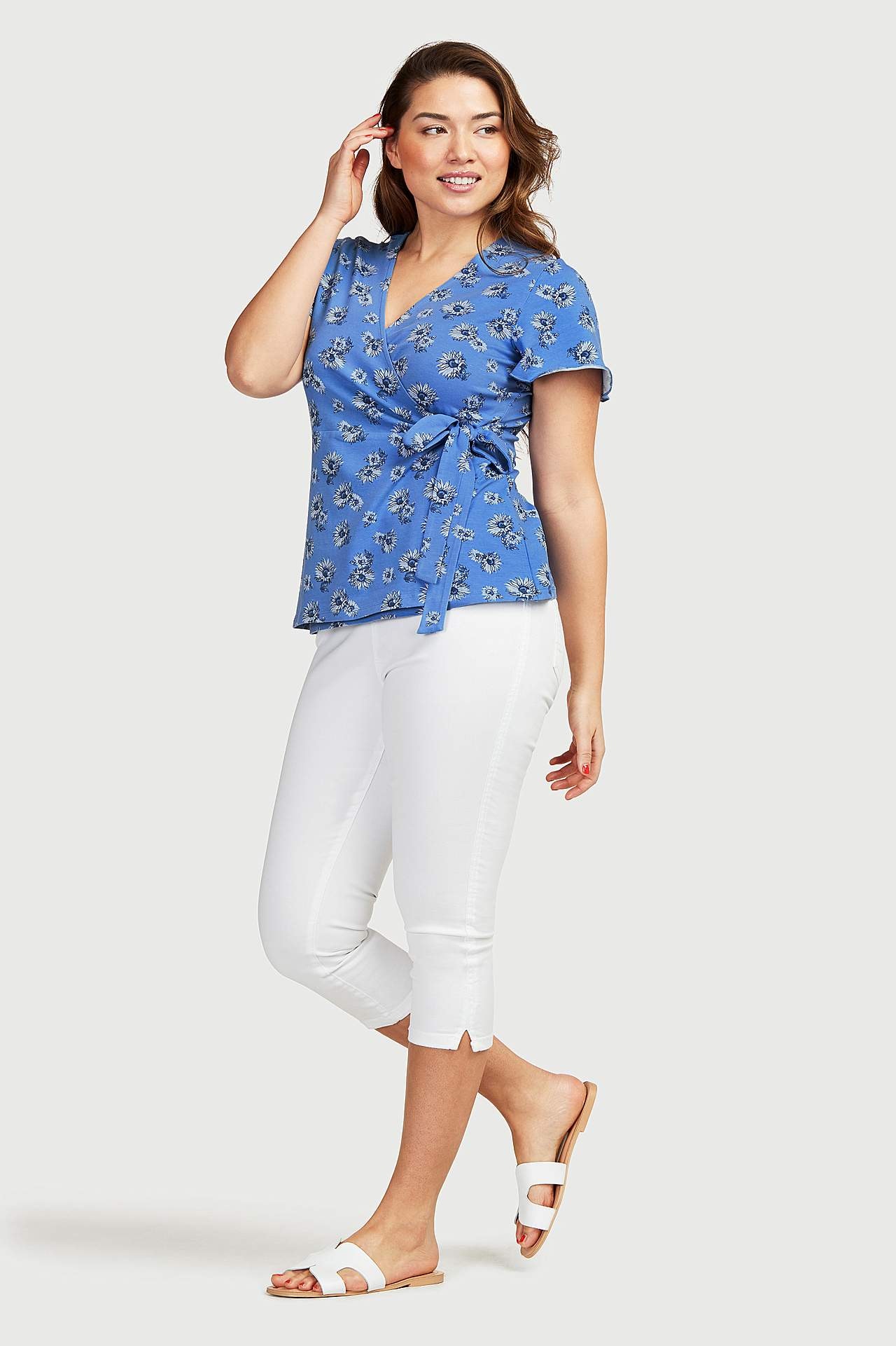 Blomstret omslagstopp Hedda