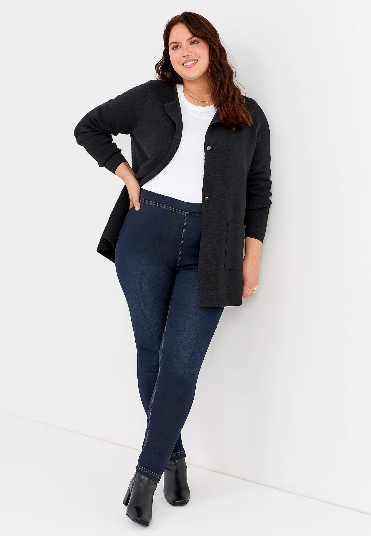 Cardigan i bomull