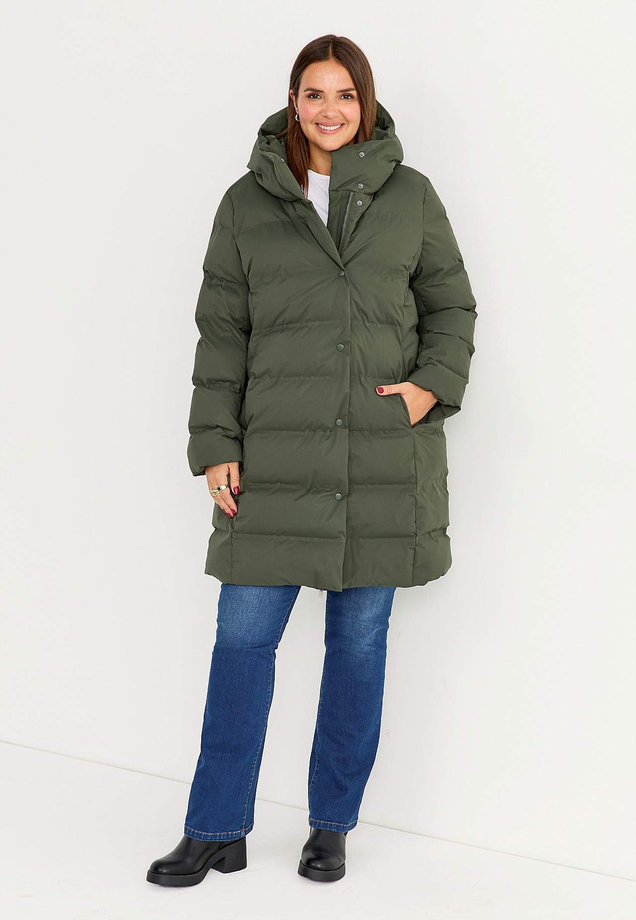 Jakke med dunfølelse