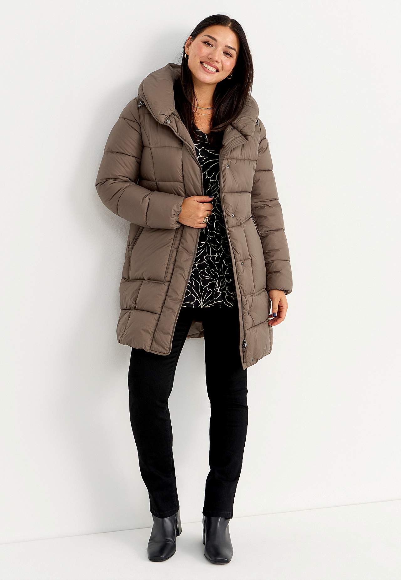 Jakke med myk dunfølelse