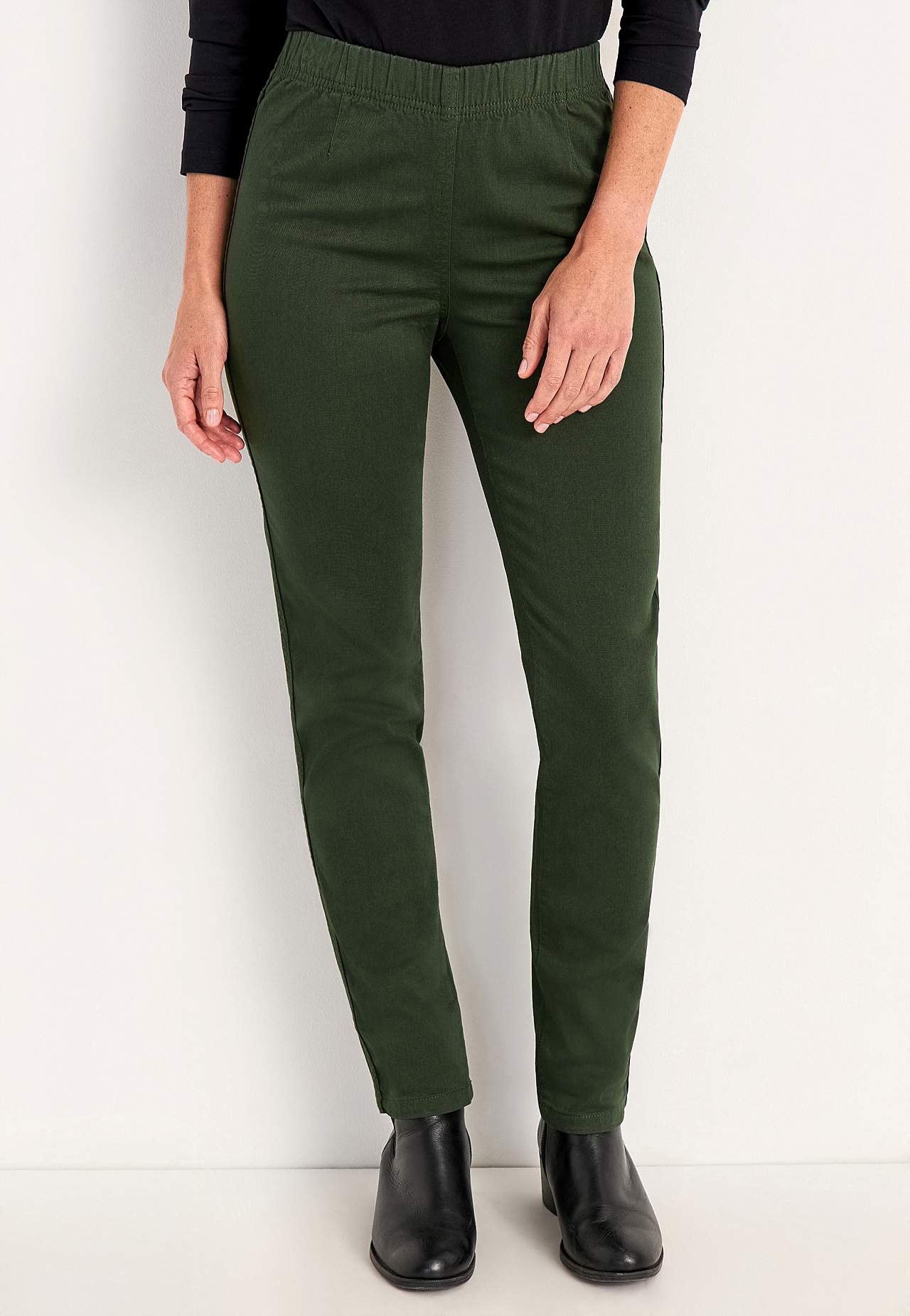 Jeggings med smale bein
