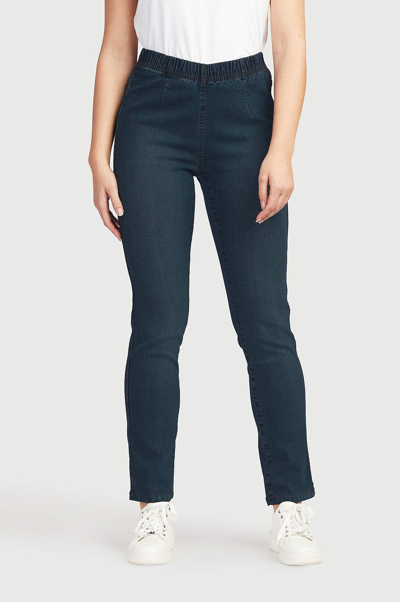 Jeggings med smale bein