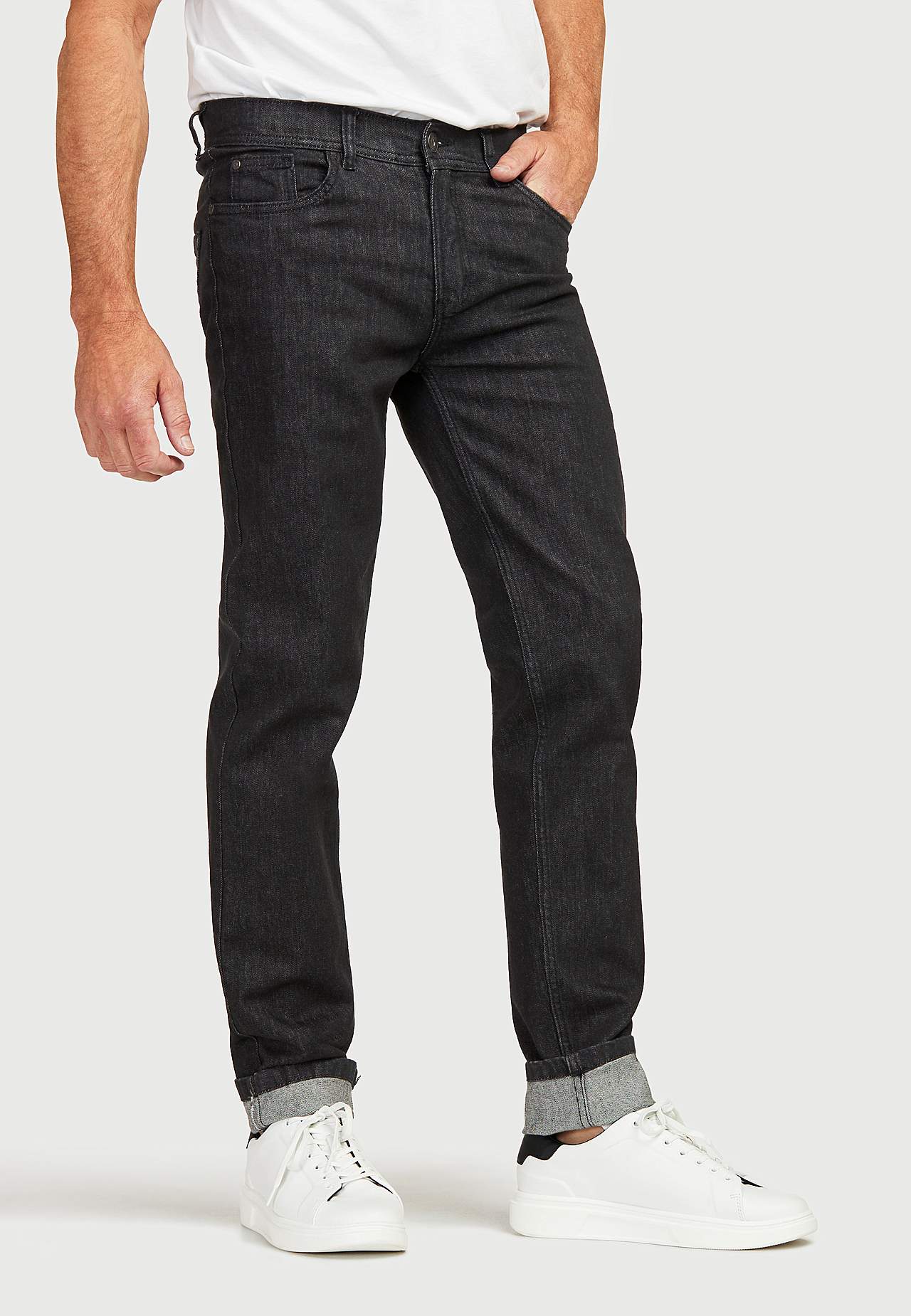 Rette jeans med stretch