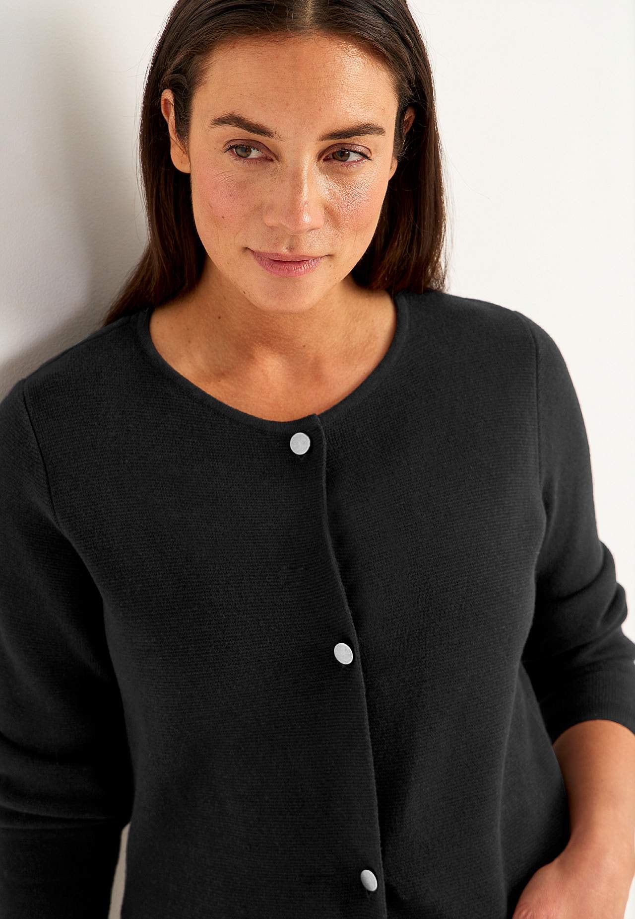 Cardigan i bomull