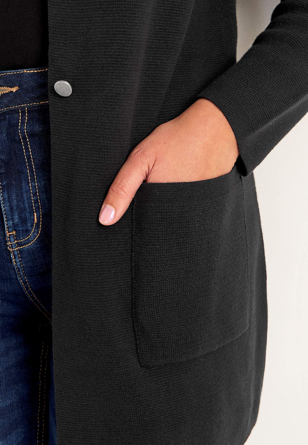 Cardigan i bomull