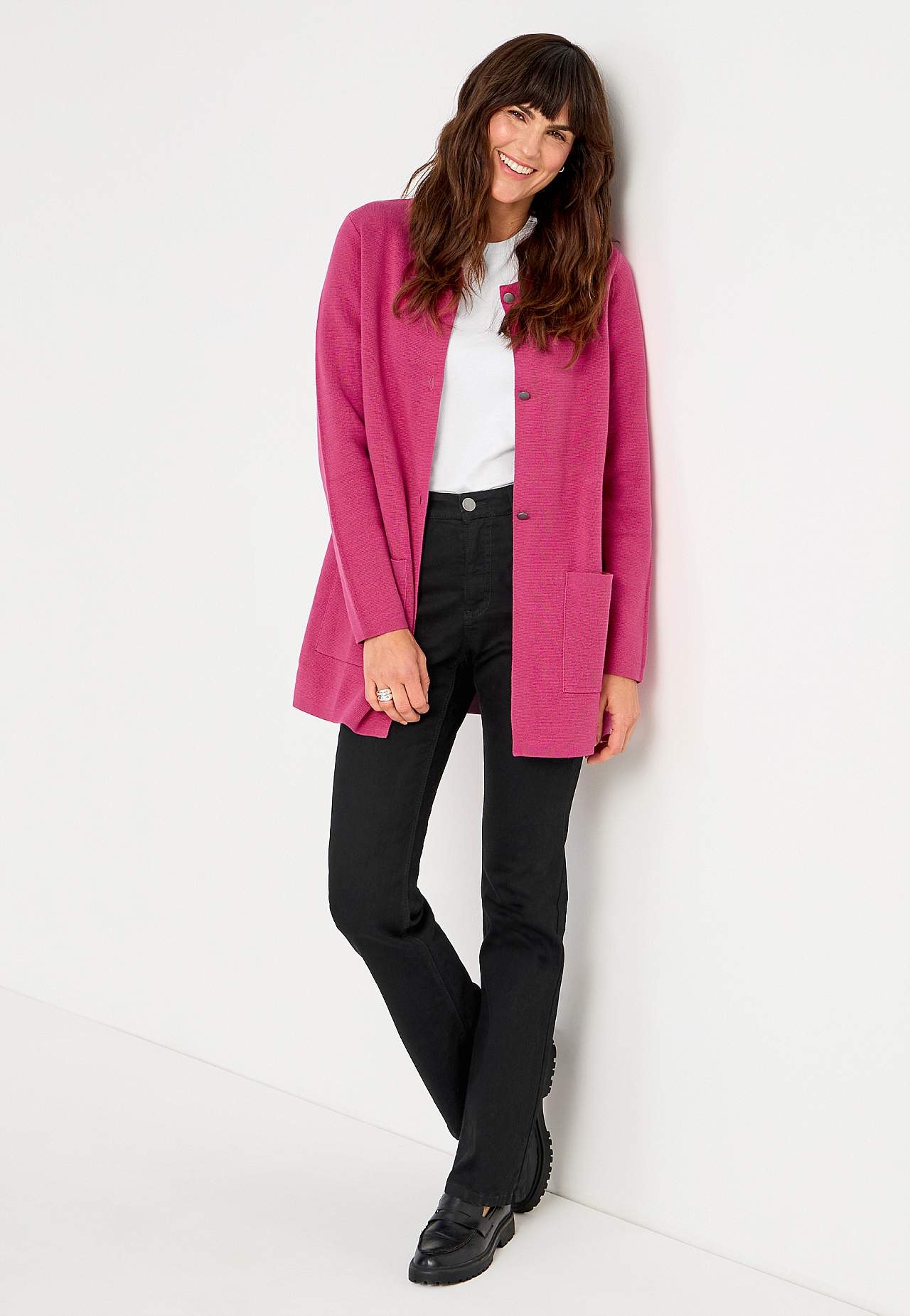 Cardigan i bomull