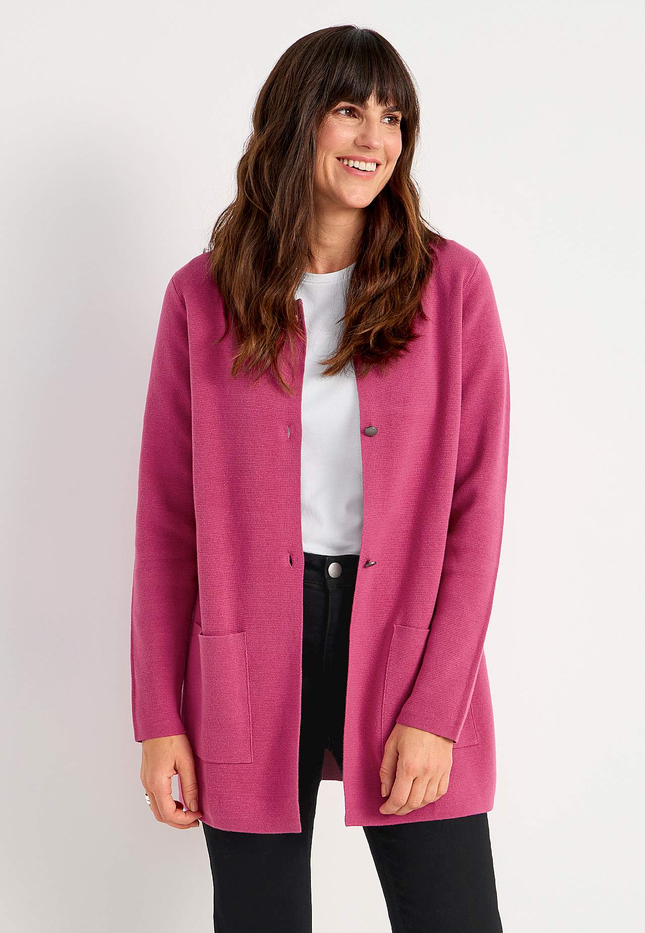Cardigan i bomull