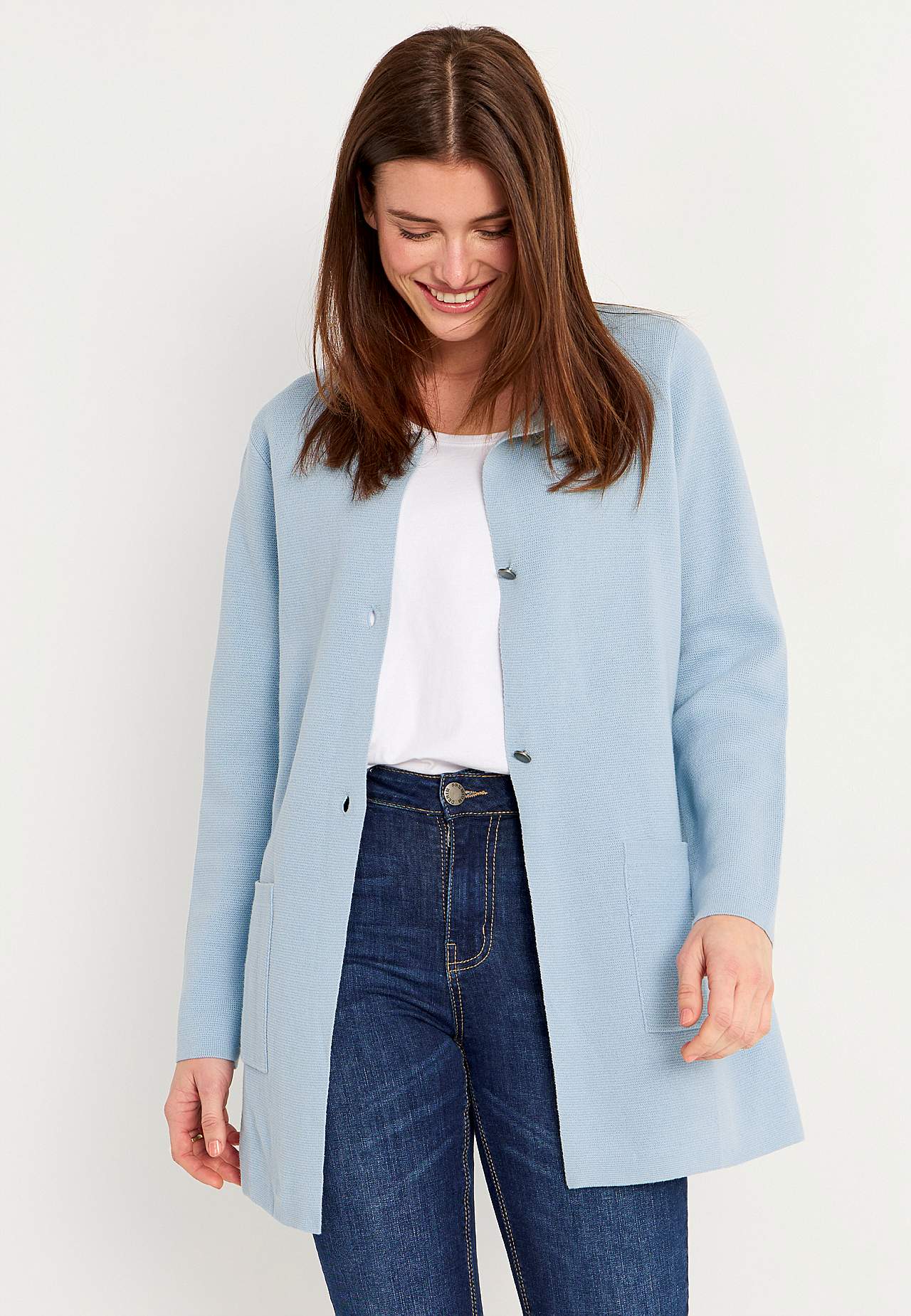 Cardigan i bomull