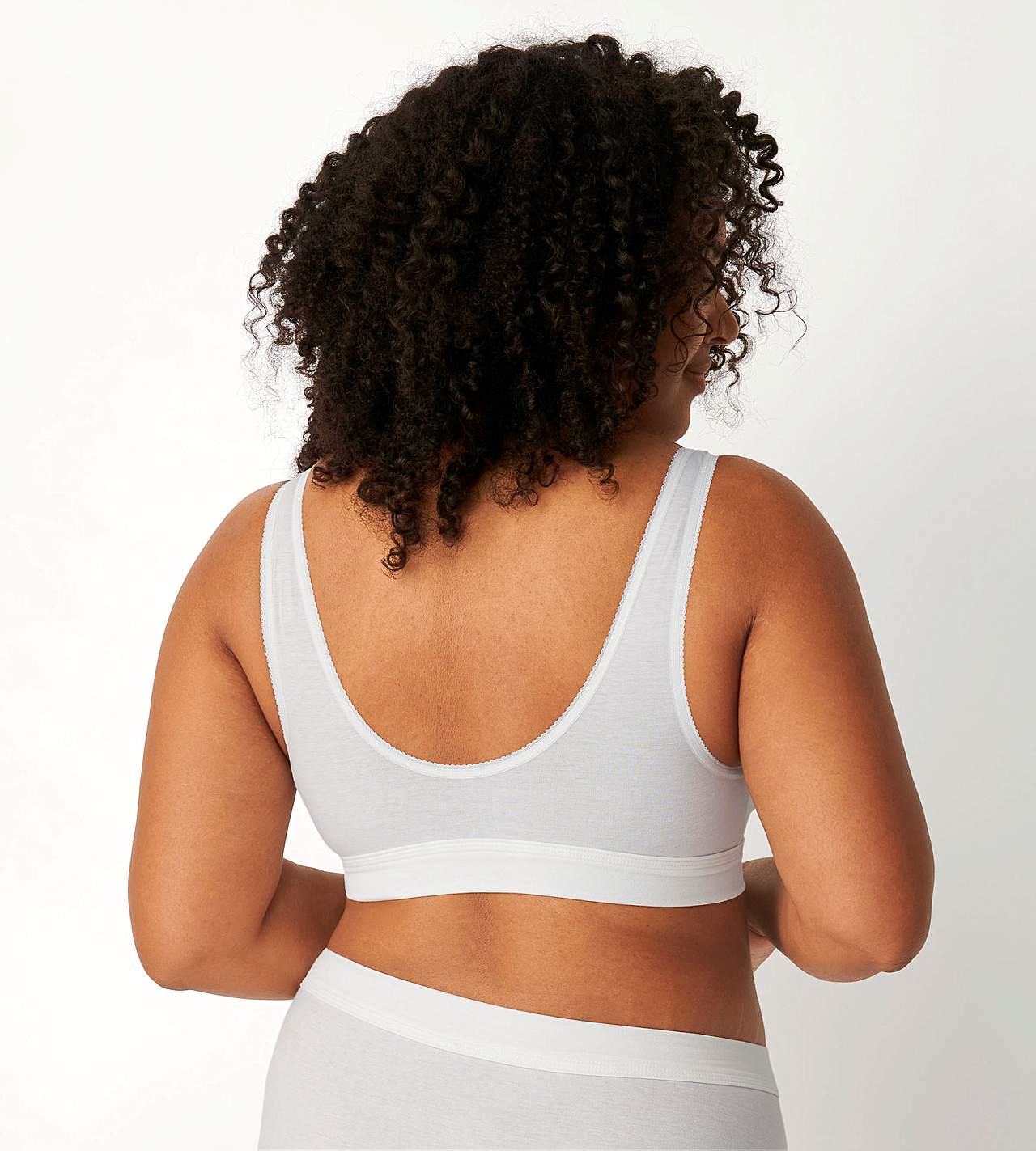 Myk BH-topp i bomull Double Comfort