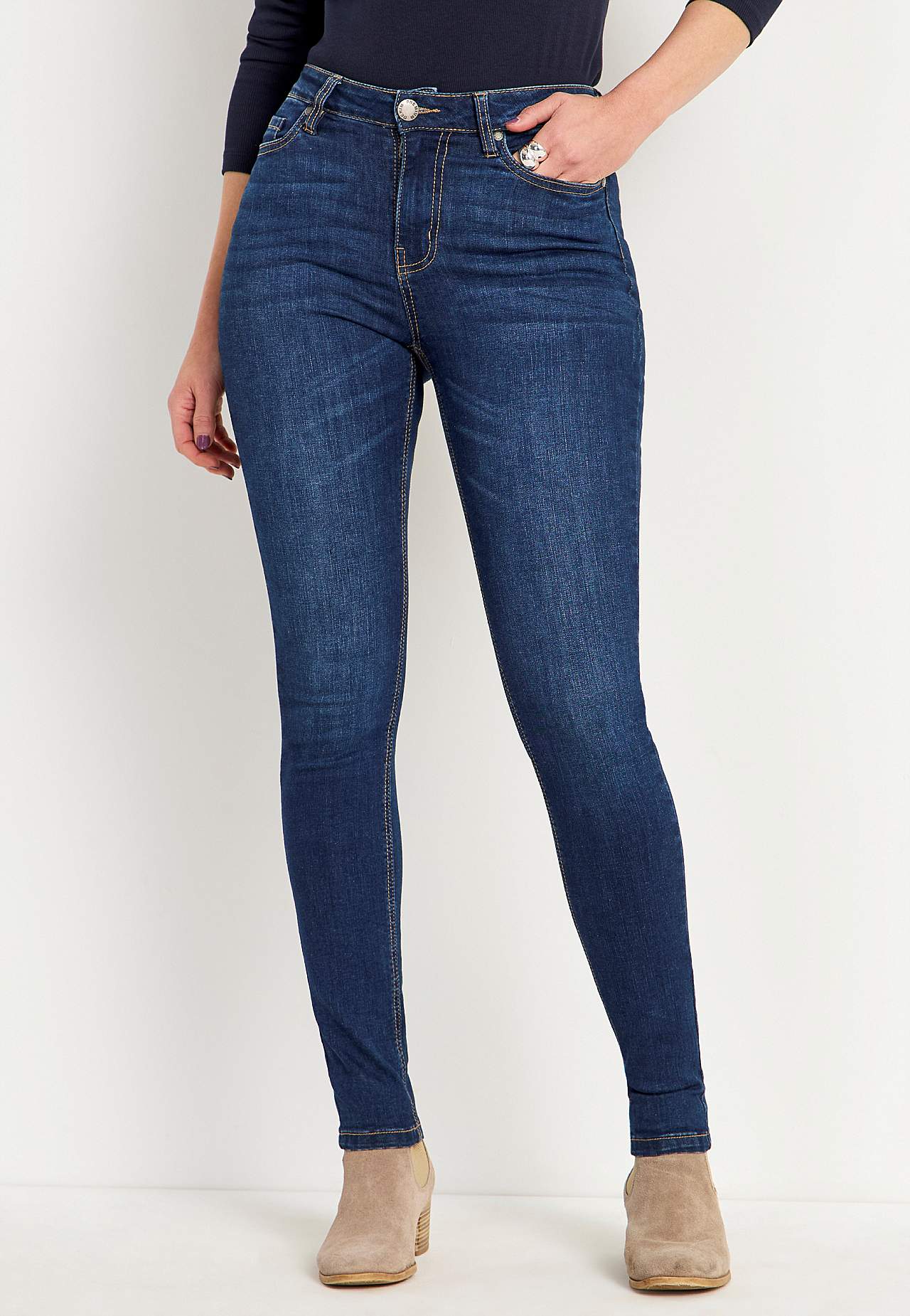 Jeans i superstretch denim