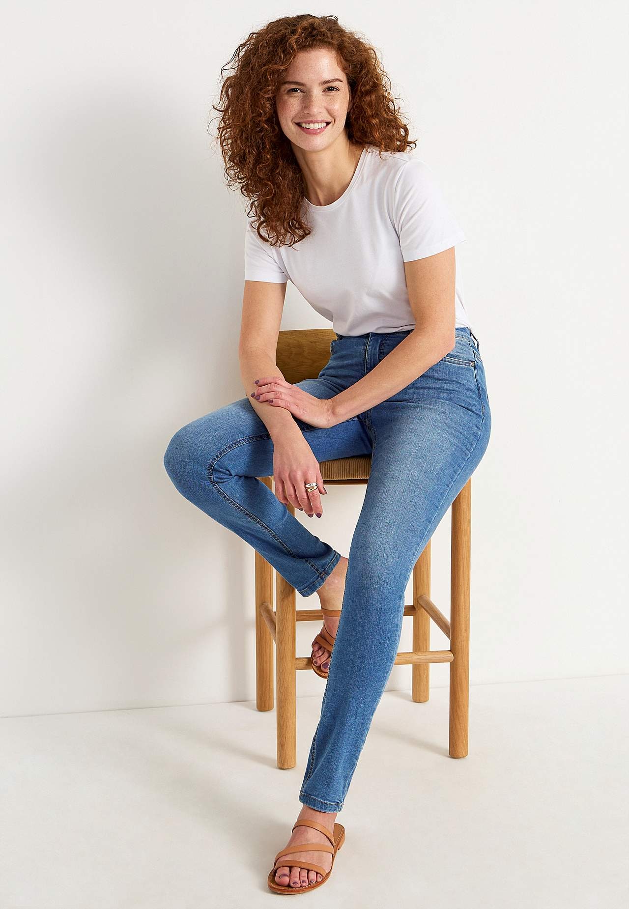 Jeans i superstretch denim